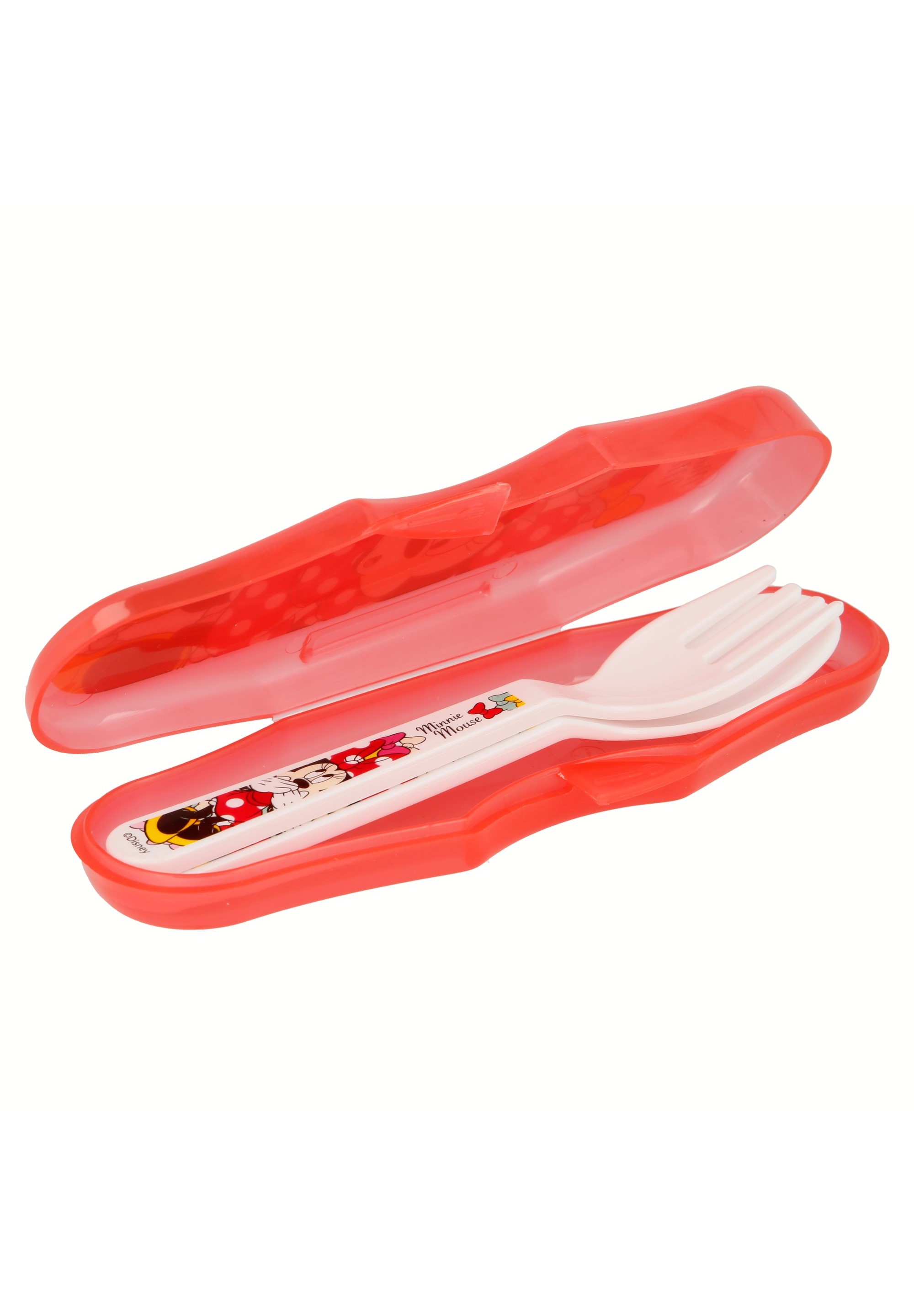 Minnie Mouse Besteck Set Gabel, Löffel und Aufbewahrung 