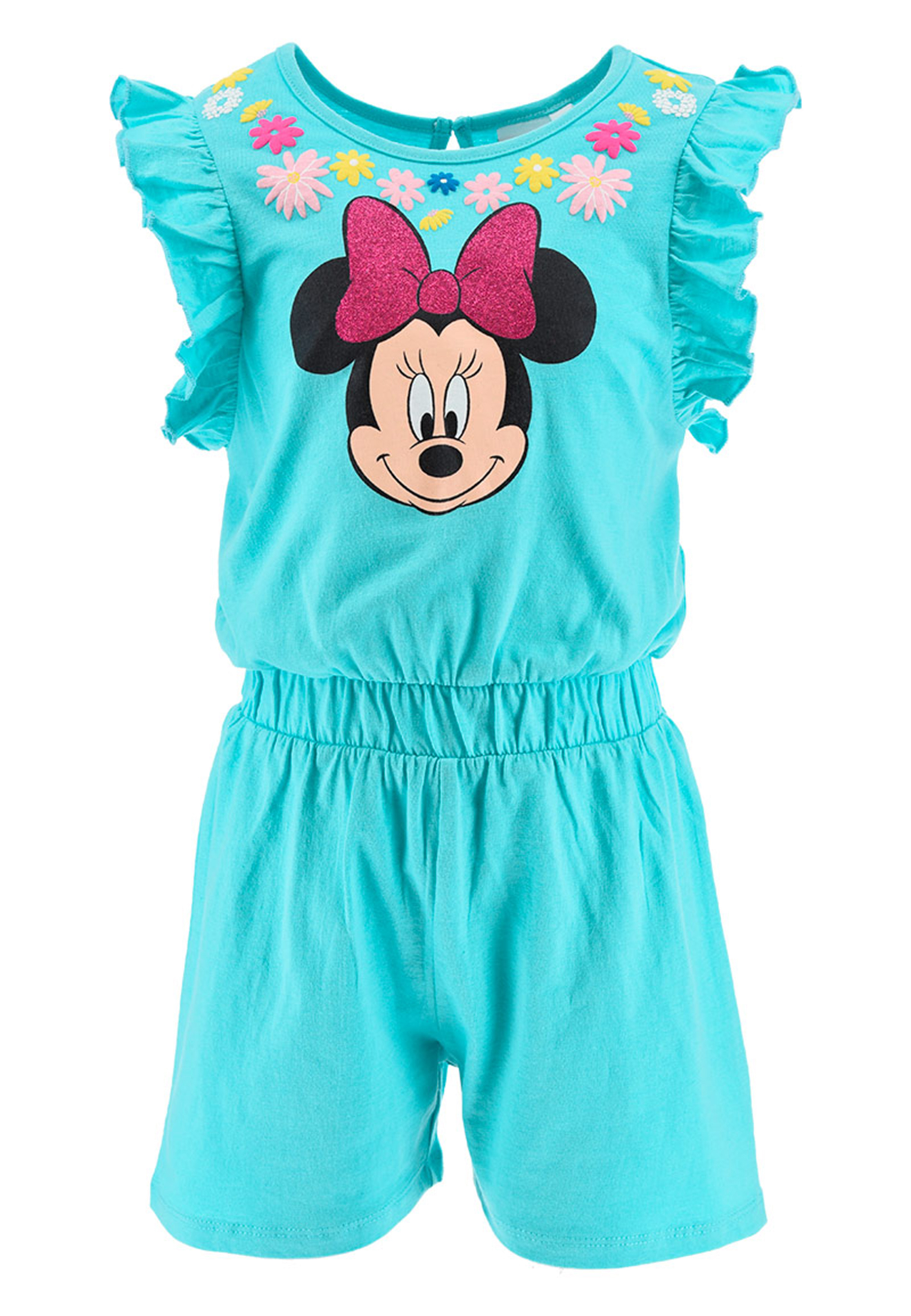 Minnie Mouse Mädchen Sommer Overall Jumpsuit Einteiler