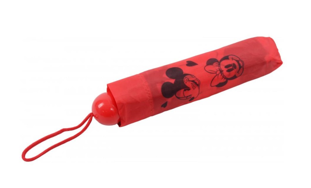 Disney Minnie Mouse und Disney Mickey Mouse Kinder Mädchen Taschen-Regenschirm