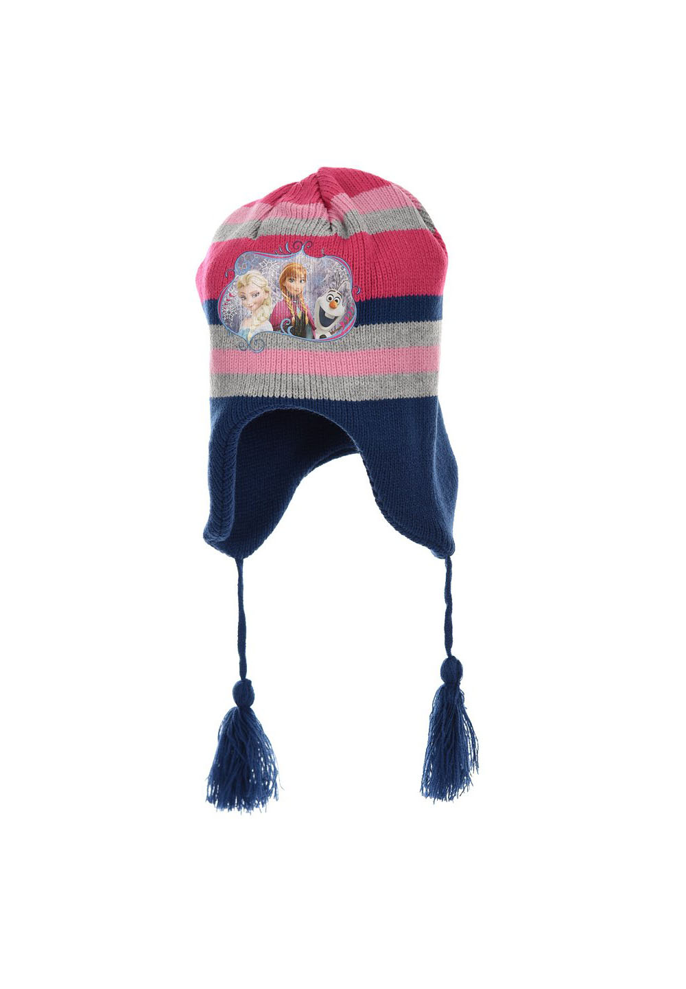 Disney Frozen - Die Eiskönigin Anna & Elsa Wintermütze mit Bommel