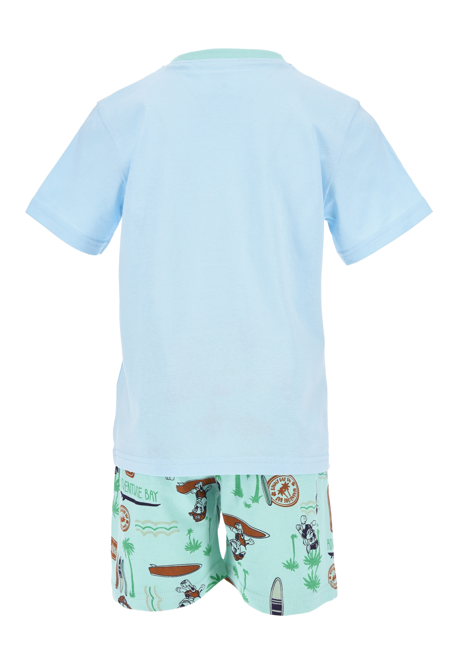Paw Patrol Adventure Bay Chase Marshall Pyjama Schlafanzug Set Kurzarm