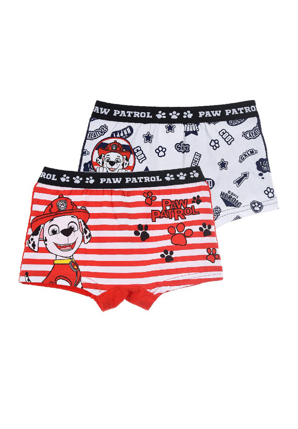 Paw Patrol Chase und Marshall Jungen Kinder Unterhosen Boxershorts Set 2 tlg.