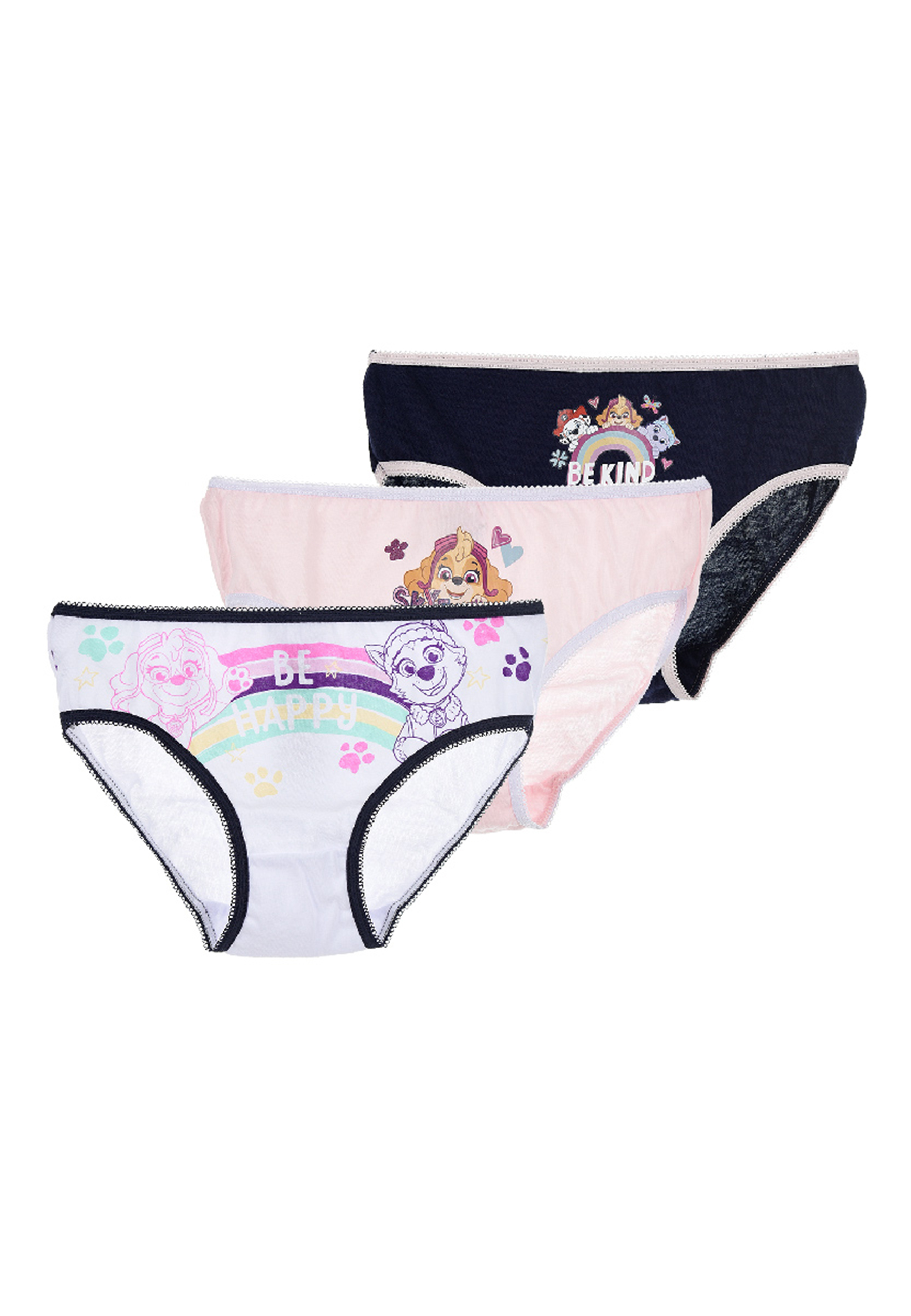 Paw Patrol Girl Kinder Unterhosen Mädchen Schlüpfer Slips 3er Pack Skye Everest