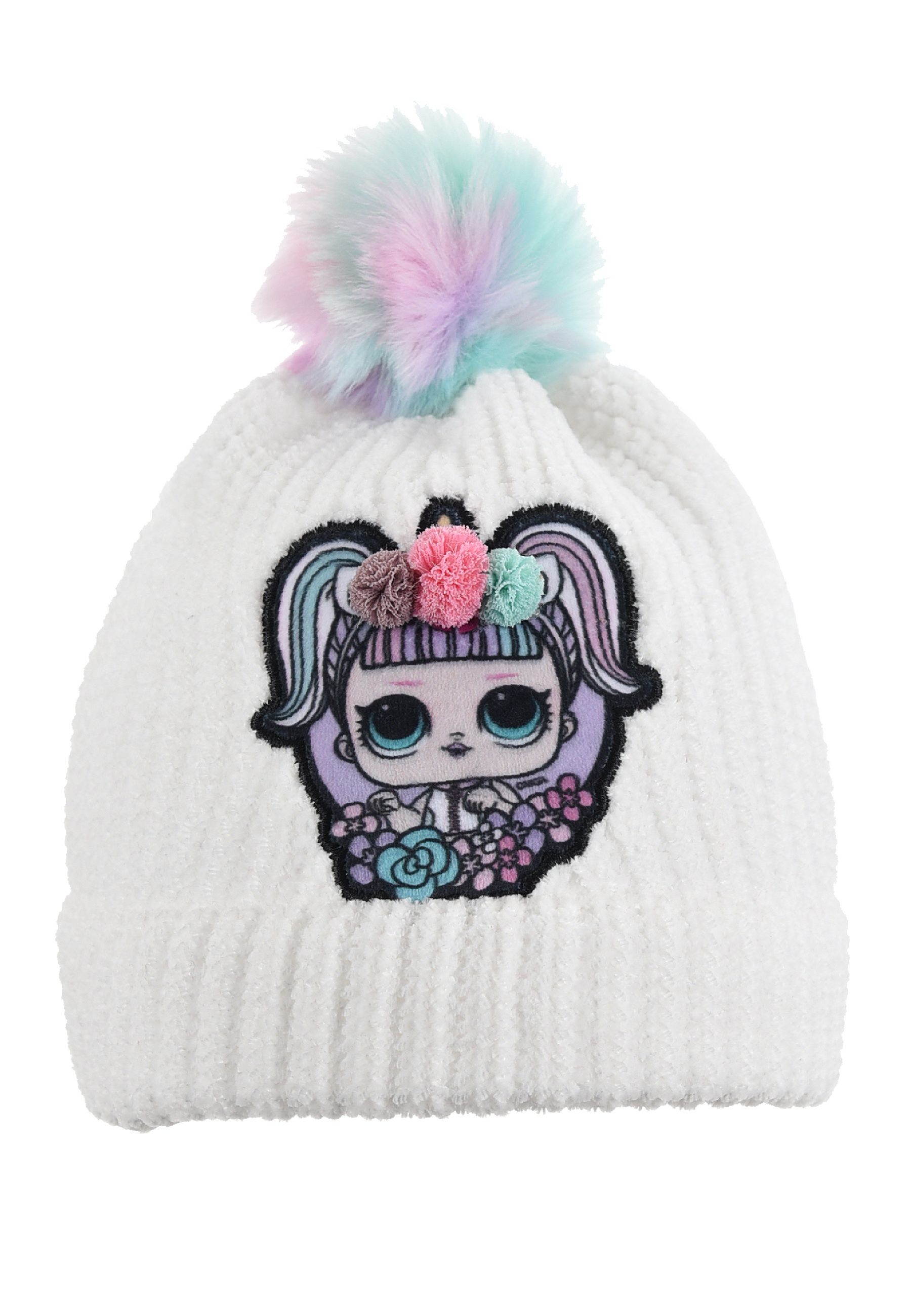 L.O.L. Surprise! Kinder Mädchen Winter-Mütze Bommelmütze