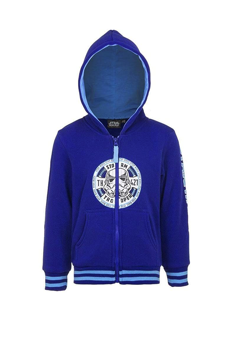 Star Wars Stormtrooper Sweatjacke Pullover-Jacke Hoodie Kapuze Kapuzenjacke Reißverschluss