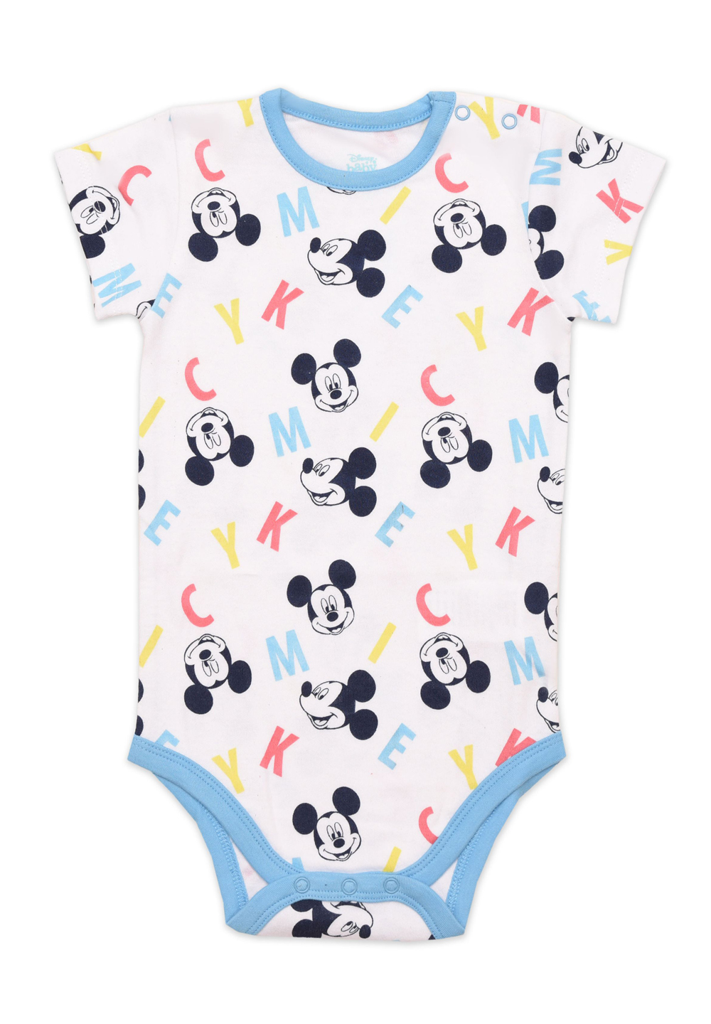 Mickey Mouse Junge Baby Body Strampler Kurzarm