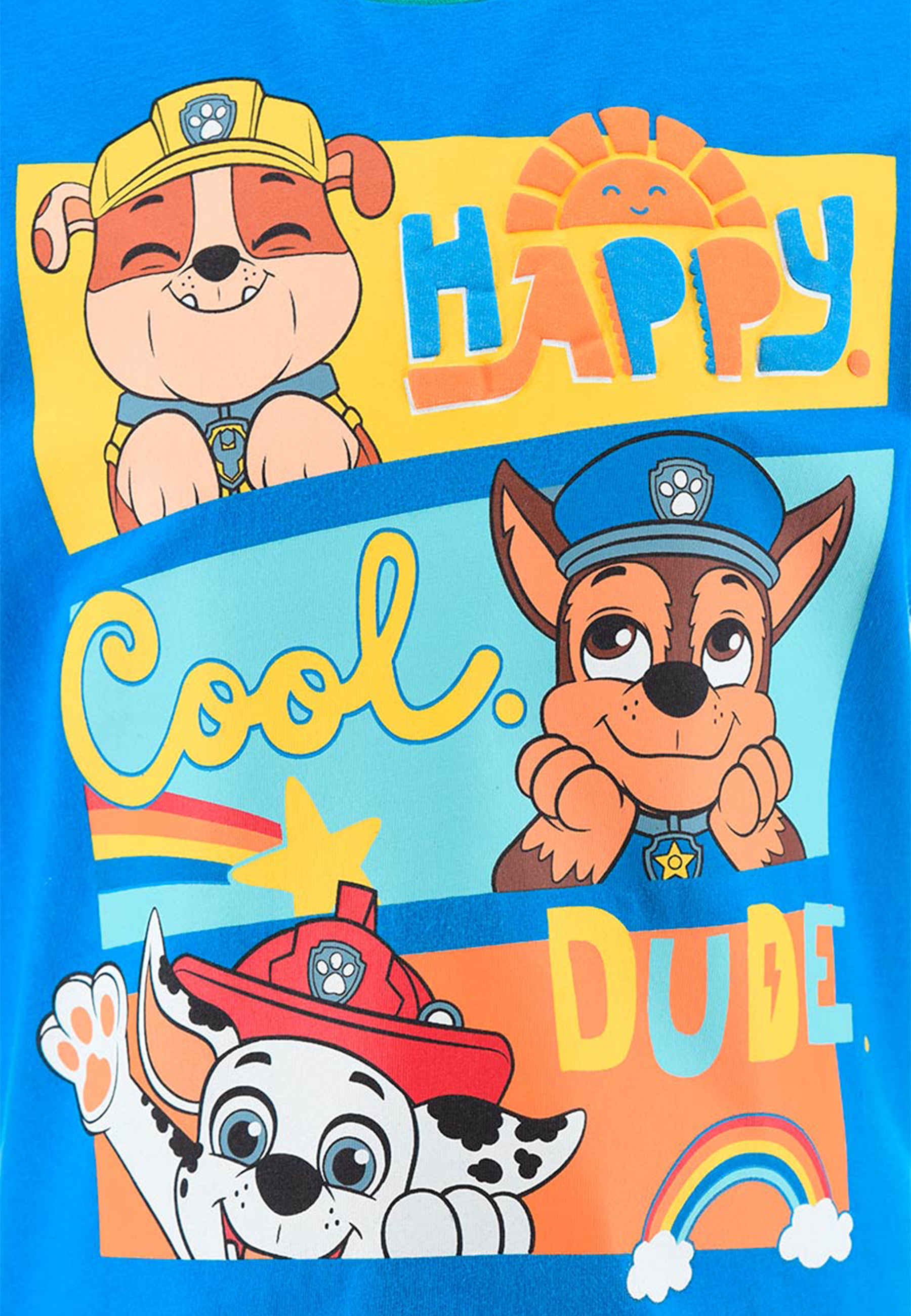 Paw Patrol Marshall Chase & Rubble Kinder Sommer-Set Jungen T-Shirt und Shorts kurze Hose Set
