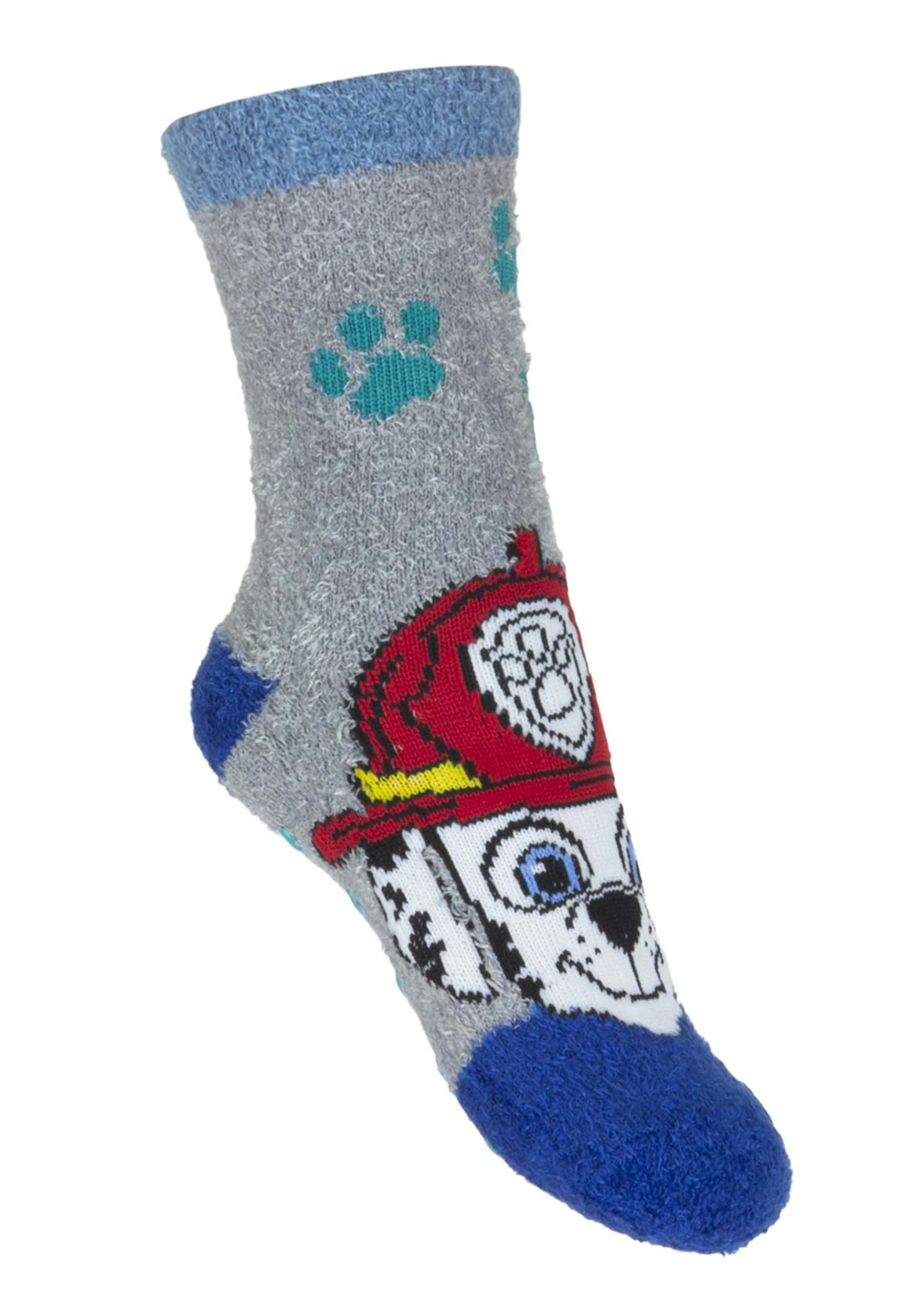 Paw Patrol Chase und Marshall Kinder Frottee Gumminoppen Stopper-Socken 4er Pack