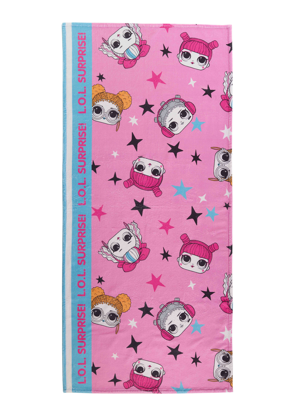 L.O.L. Surprise! LOL Strandtuch Handtuch Badetuch Rosa 70 x 140 cm 
