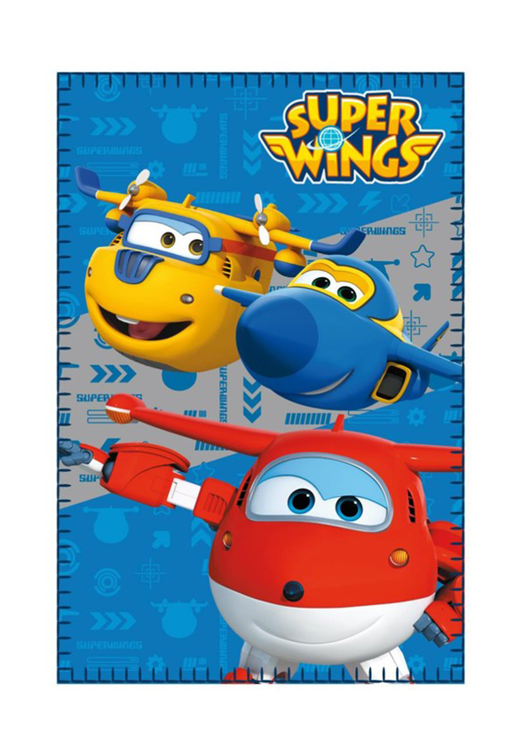 Super Wings Fleece-Decke 150 x 100 cm