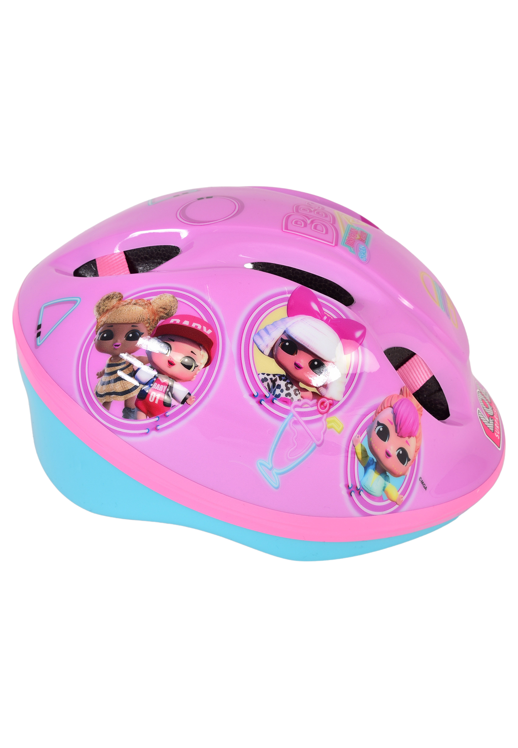 L.O.L. Surprise! Kinder Mädchen Fahrrad-Helm Deluxe Gr. 52-56 cm TÜV/GS  