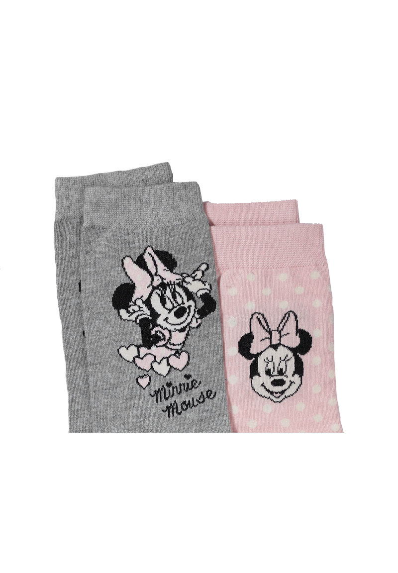 Minnie Mouse Damen Strümpfe Socken 2er Set