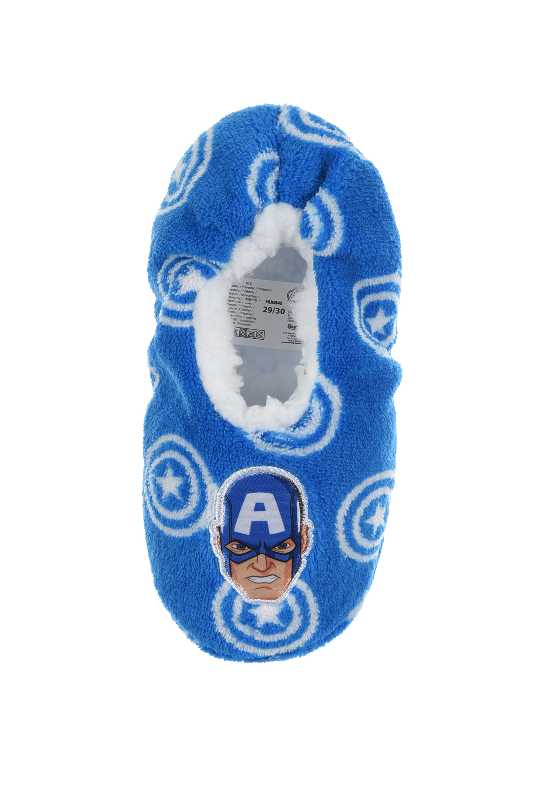 Avengers Captain America Winter Hausschuhe Pantoffeln Fleece gefüttert