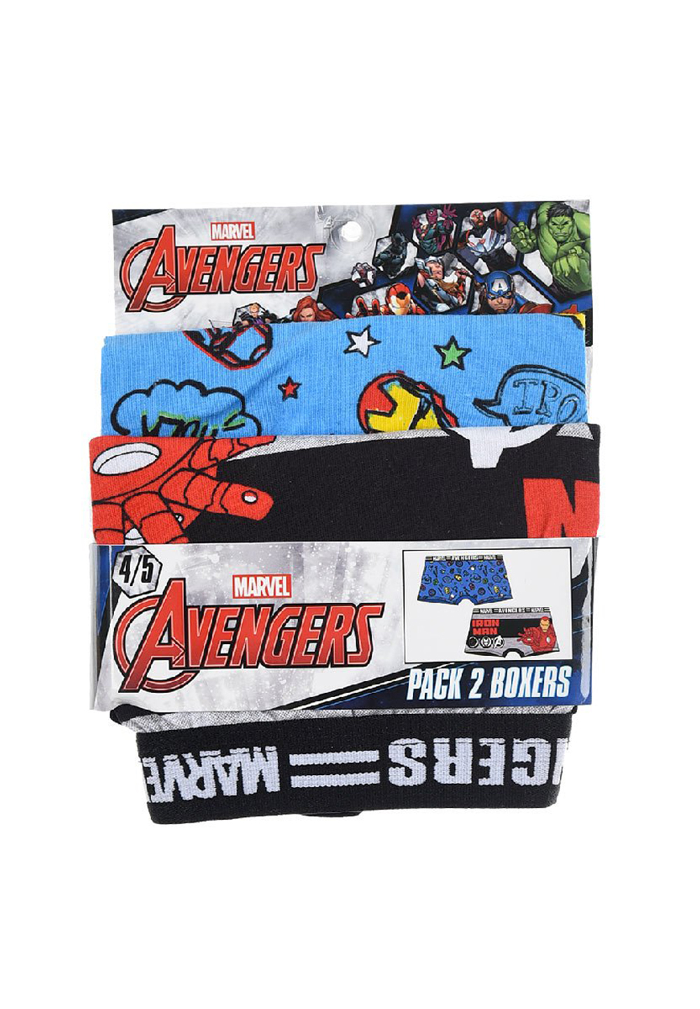 Avengers Jungen Boxershort Unterwäsche Unterhose 2er Set