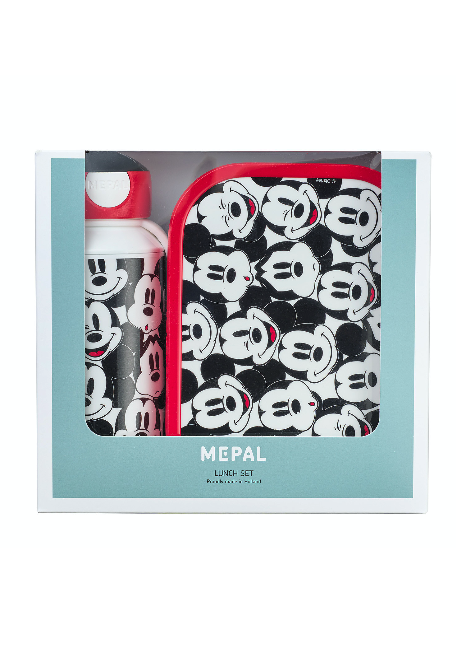 Mickey Mouse Lunch-Set Trinkflasche und Brotdose 2 Fächer