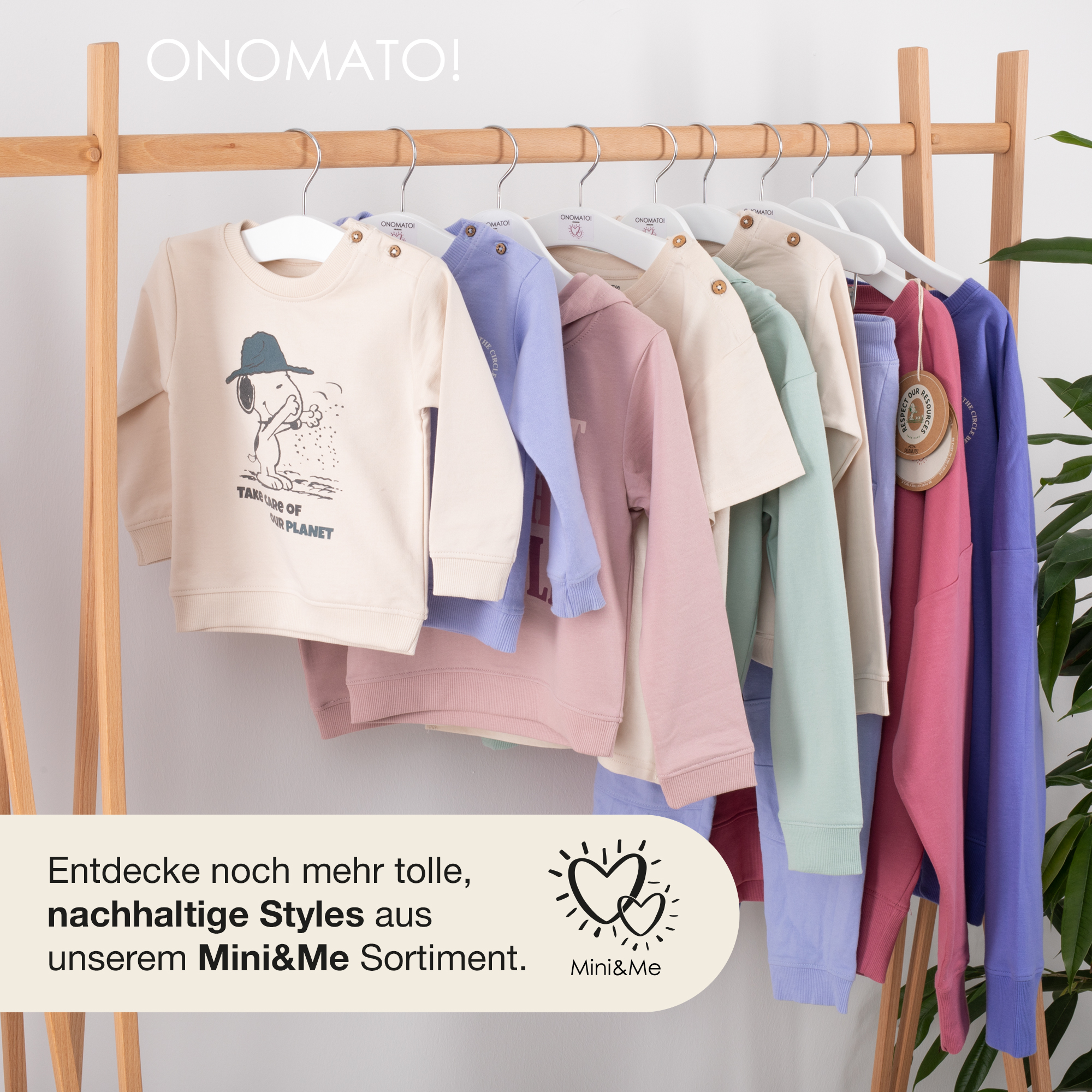 Peanuts Snoopy Baby Jungen Mädchen Sweatshirt Cradle to Cradle