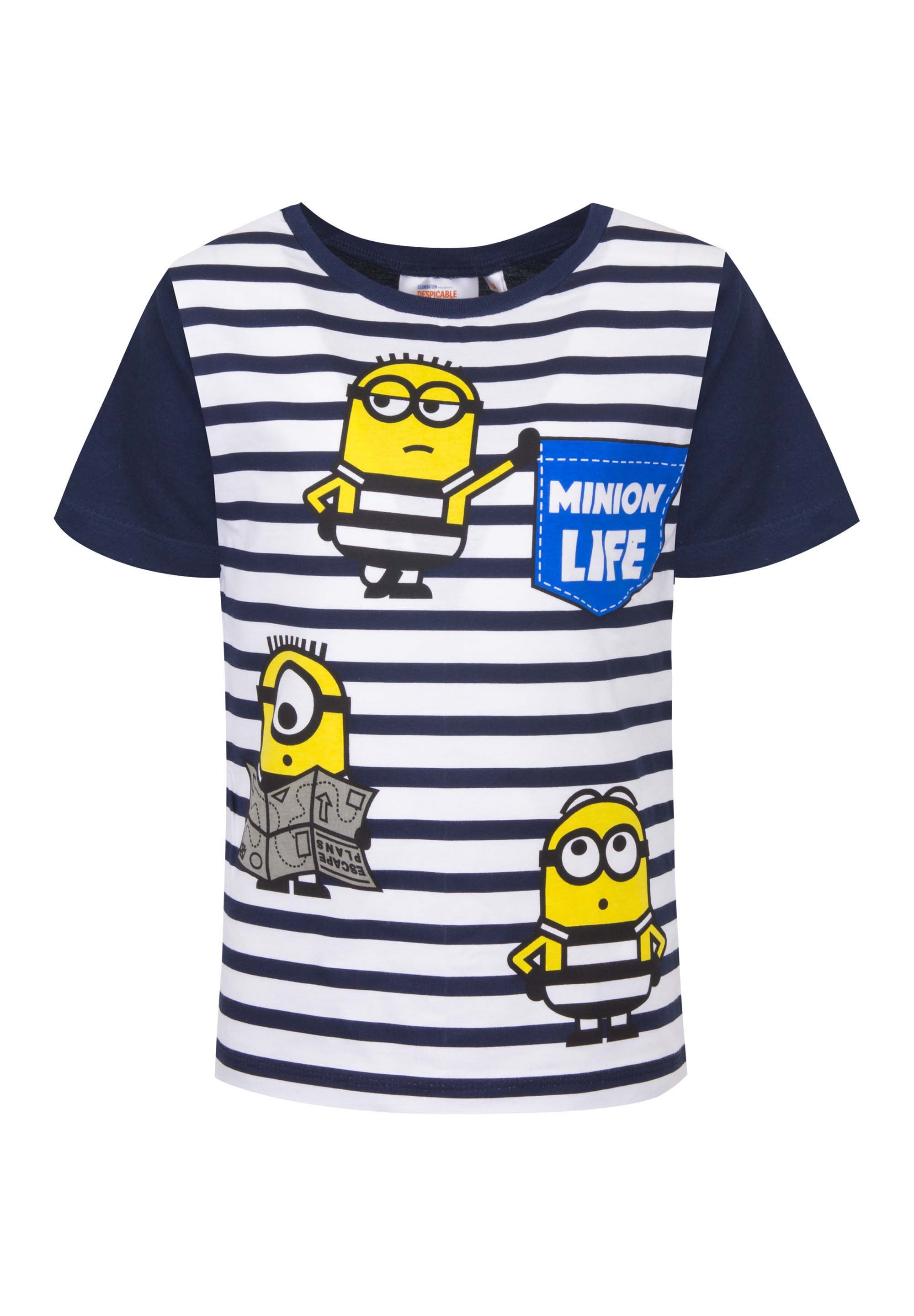 MInions T-Shirt Kinder Jungen Kurzarm-Shirt Oberteil