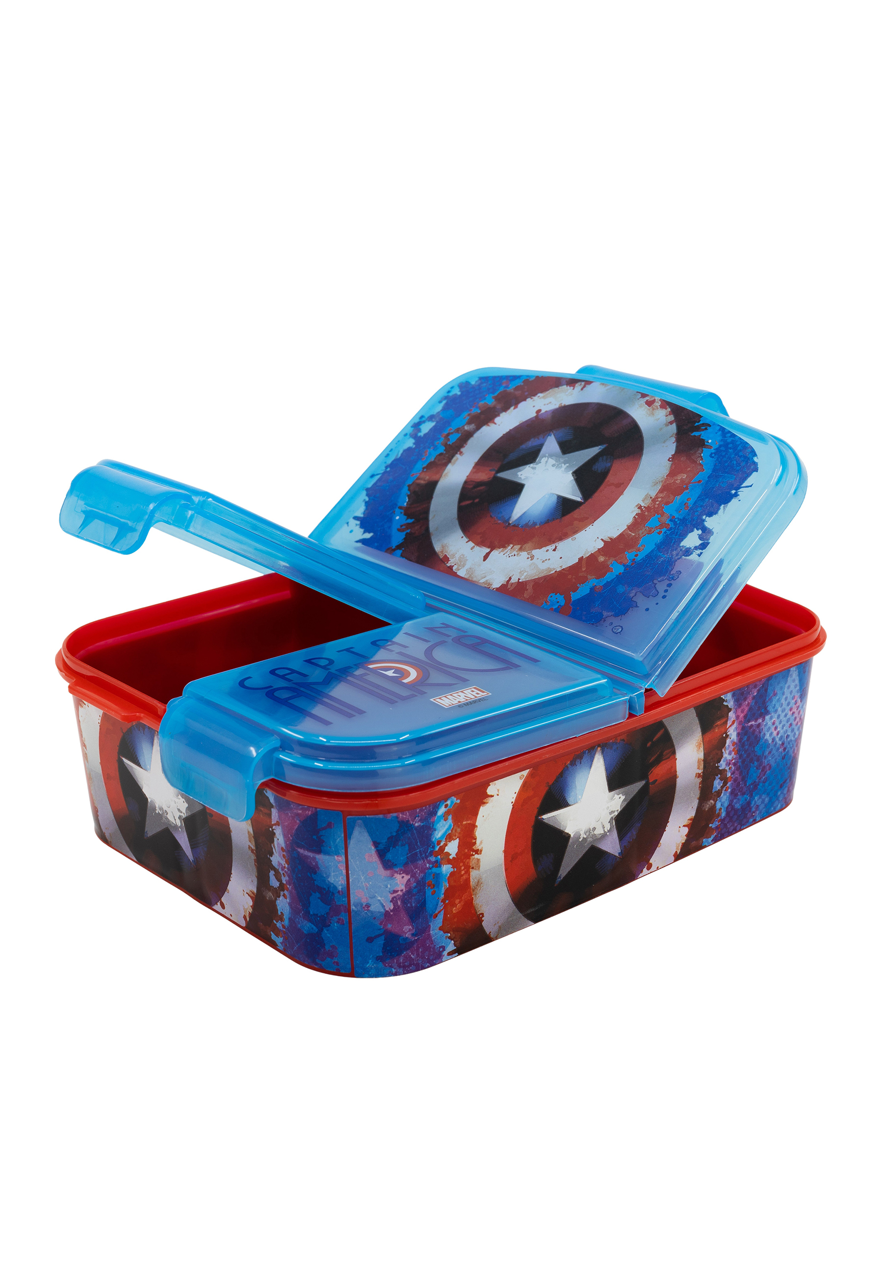 Avengers Captain America Kinder Lunch-Set Premium Brotdose + Aluminium Trinkflasche BPA FREI