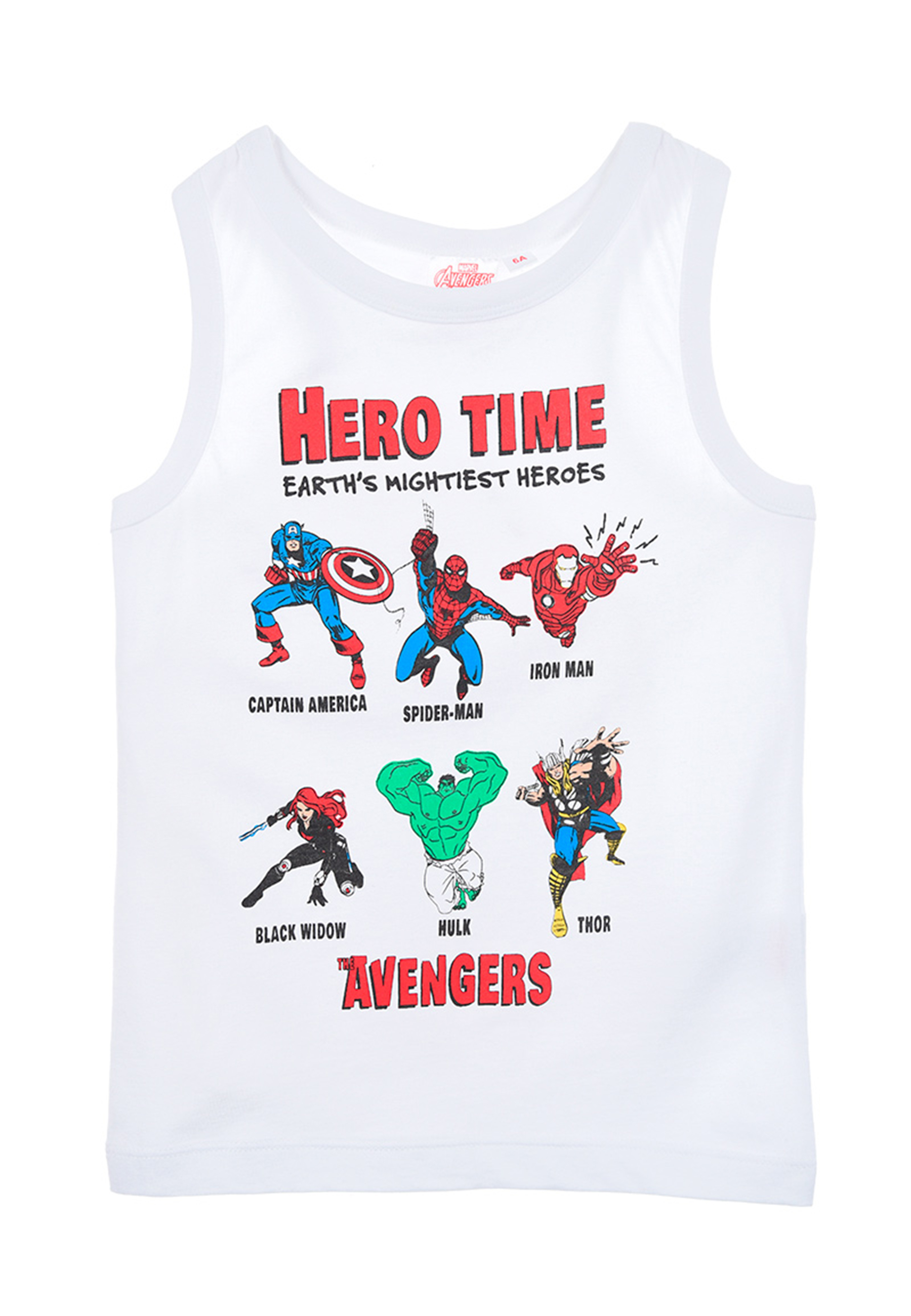 Avengers Hero Time Tank Top Muskel-Shirt Kinder Jungen Sommer Oberteil