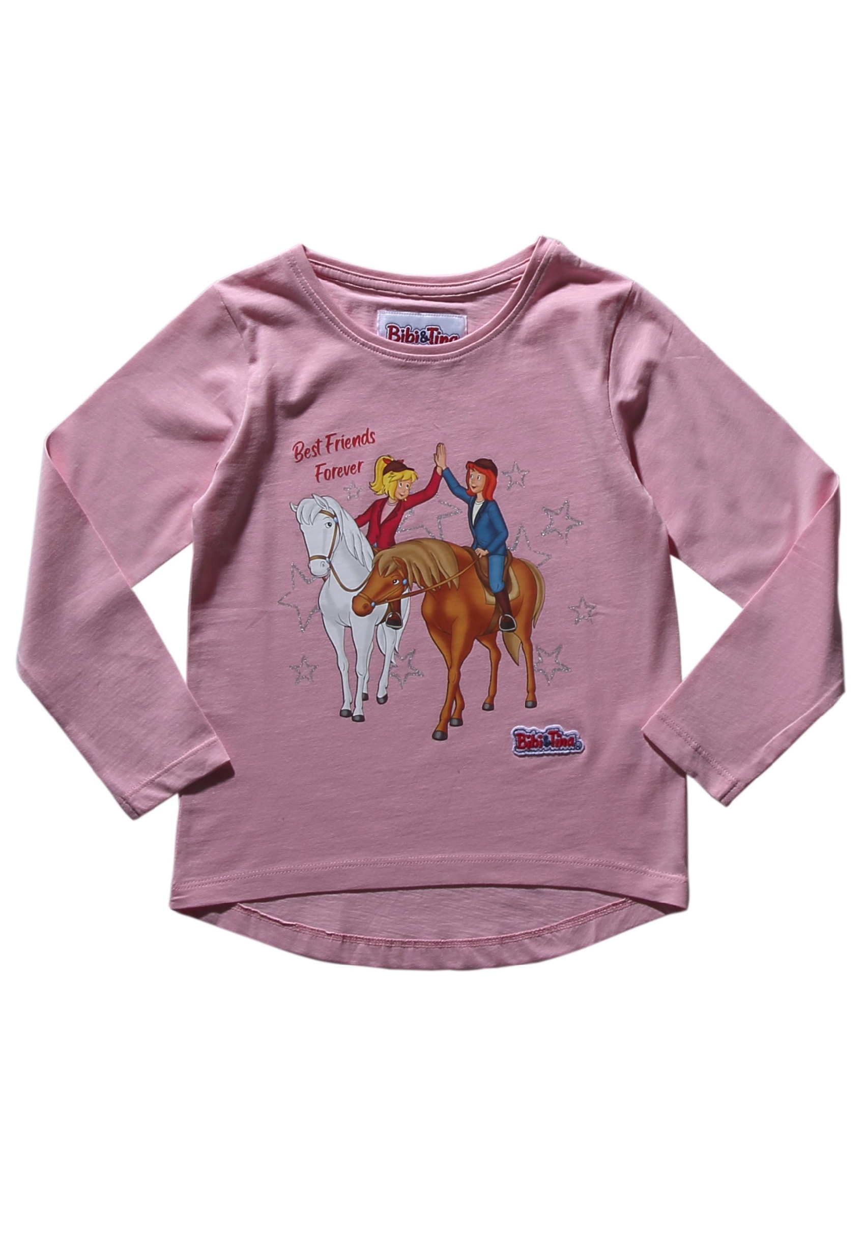 Bibi und Tina Langarm-Shirt Longsleeve T-Shirt Kinder Mädchen Oberteil