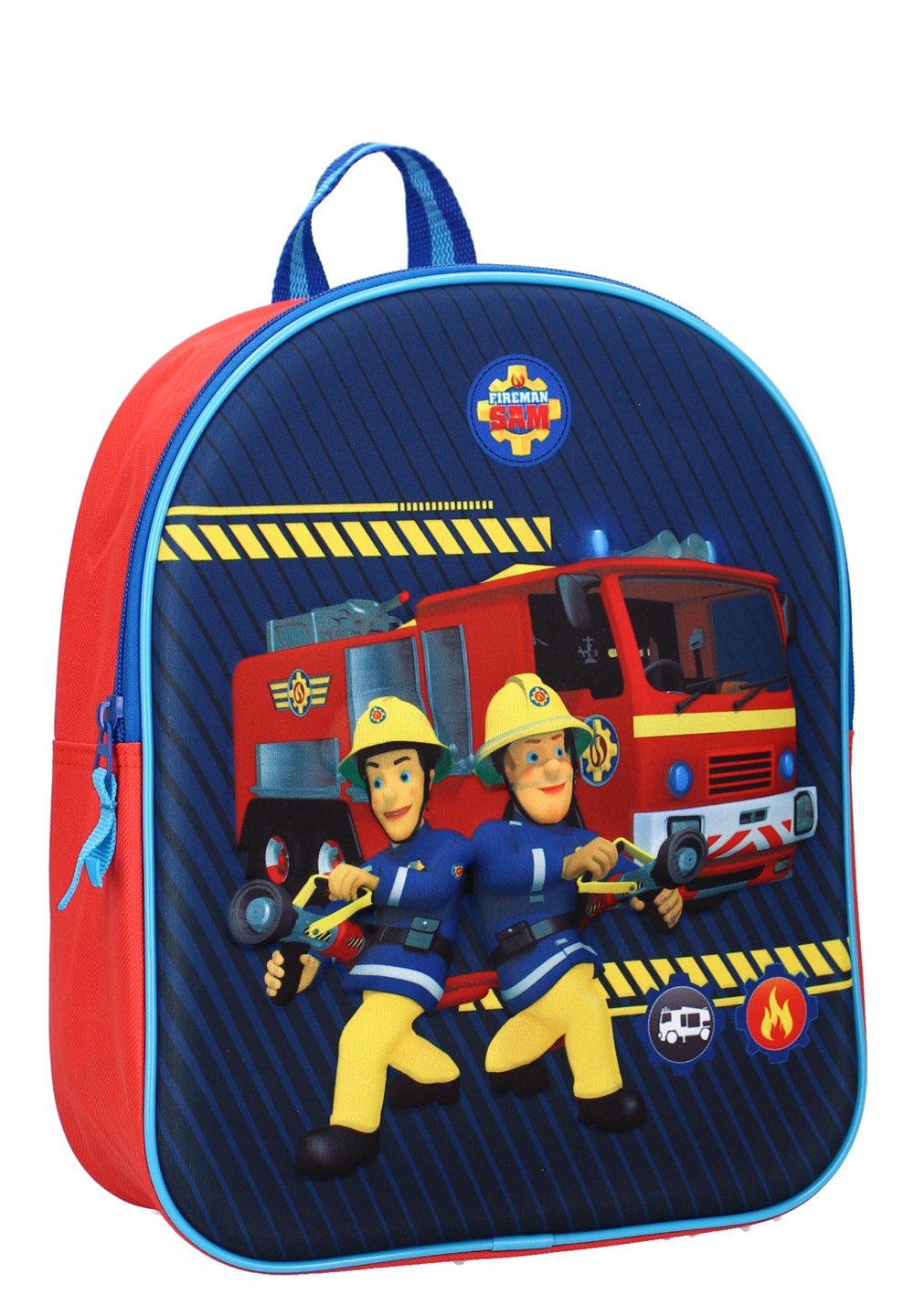 Feuerwehrmann Sam Strong Together 3D Kinder Jungen Kindergarten Rucksack