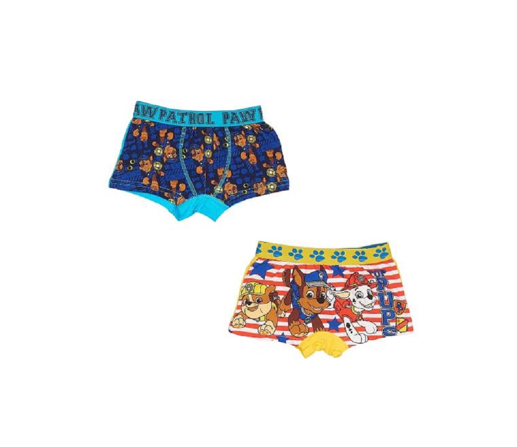 Paw Patrol Chase, Marshall und Rubble Jungen Kinder Unterhosen Boxershorts Set 2 tlg.