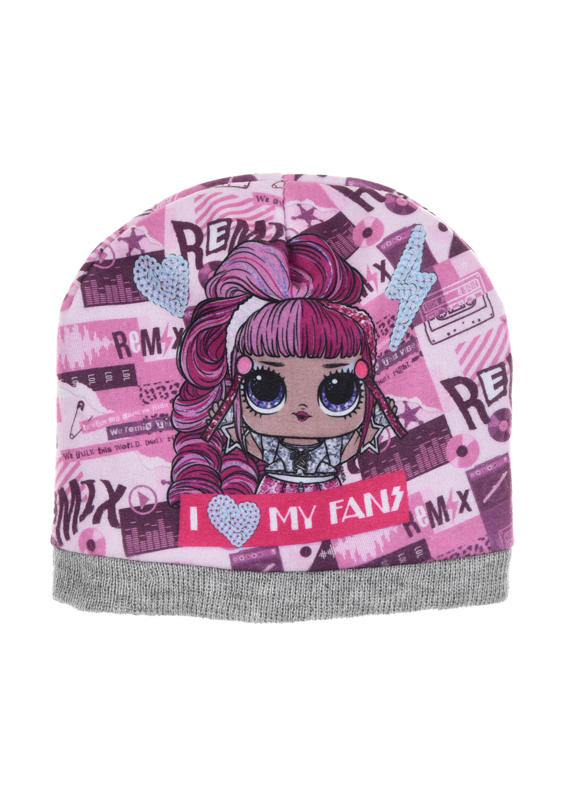 L.O.L. Surprise! Kinder Mädchen Winter-Set 3-tlg. Mütze, Schal und Handschuhe