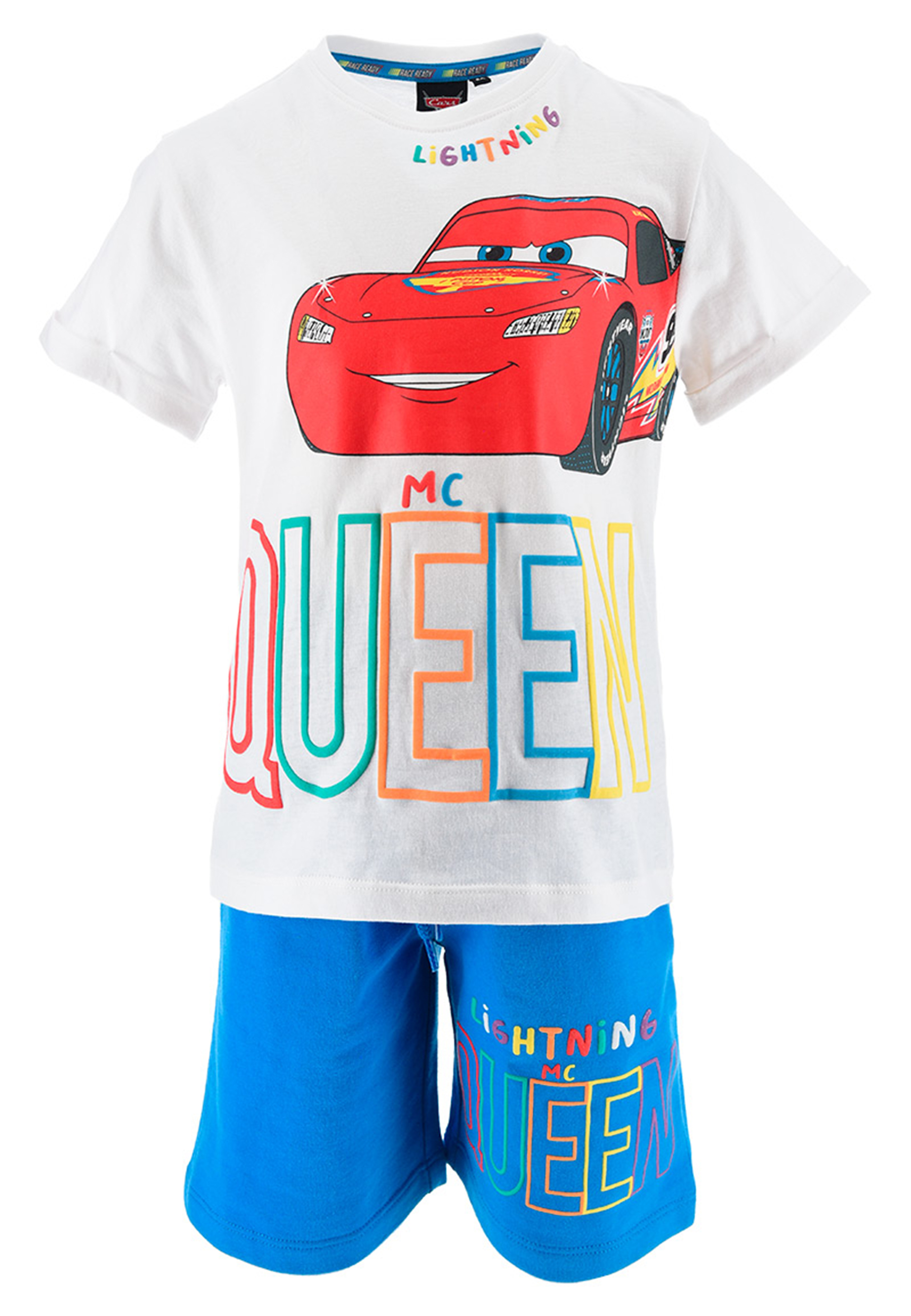 Cars Lightning McQueen Kinder Sommer-Set Jungen T-Shirt und Shorts kurze Hose Set