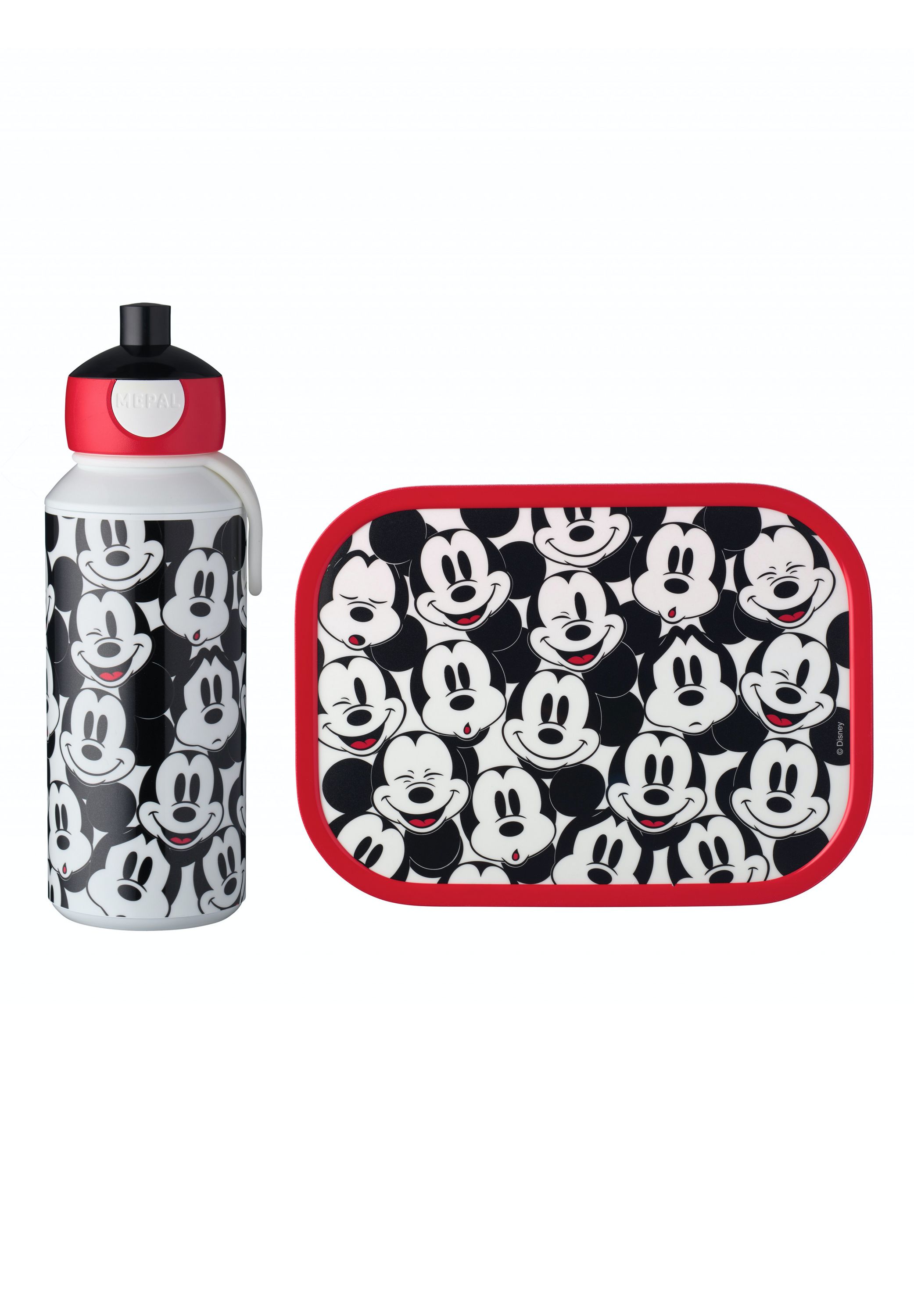 Mickey Mouse Lunch-Set Trinkflasche und Brotdose 2 Fächer