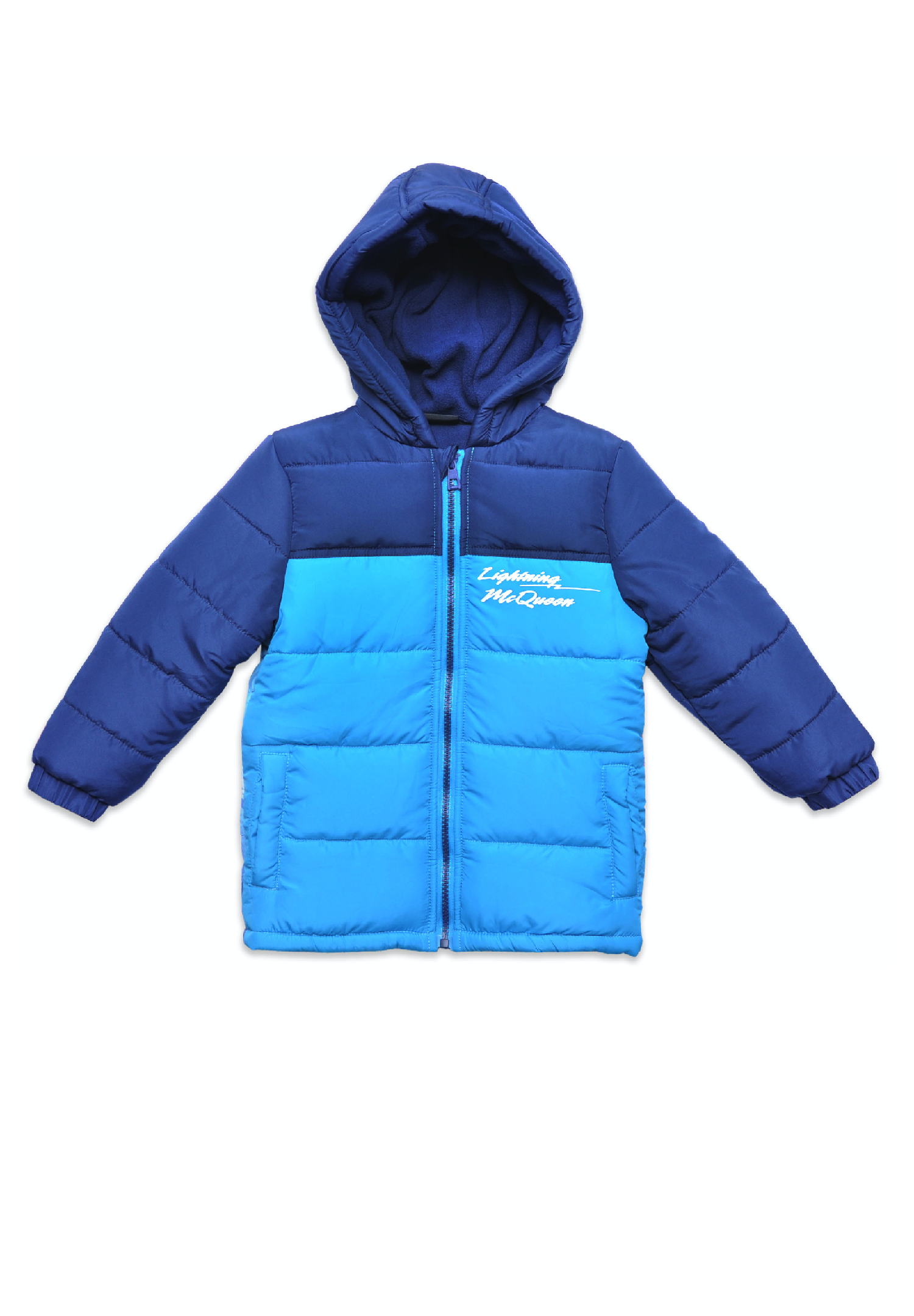 Cars Lightning McQueen Kinder Jungen Winterjacke Steppjacke mit Kapuze