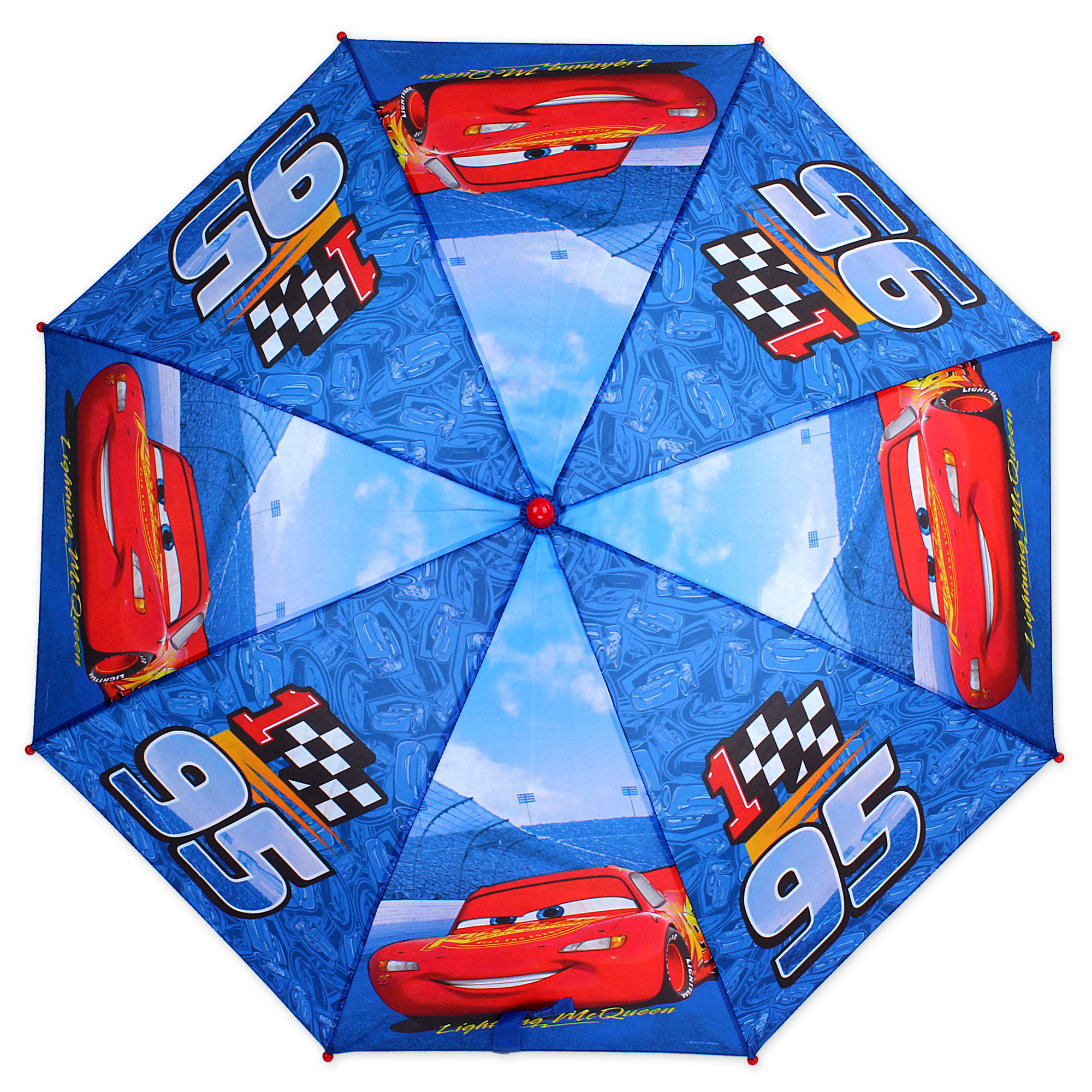 Disney Cars Lightning McQueen Jungen Kinder-Regenschirm Stockschirm