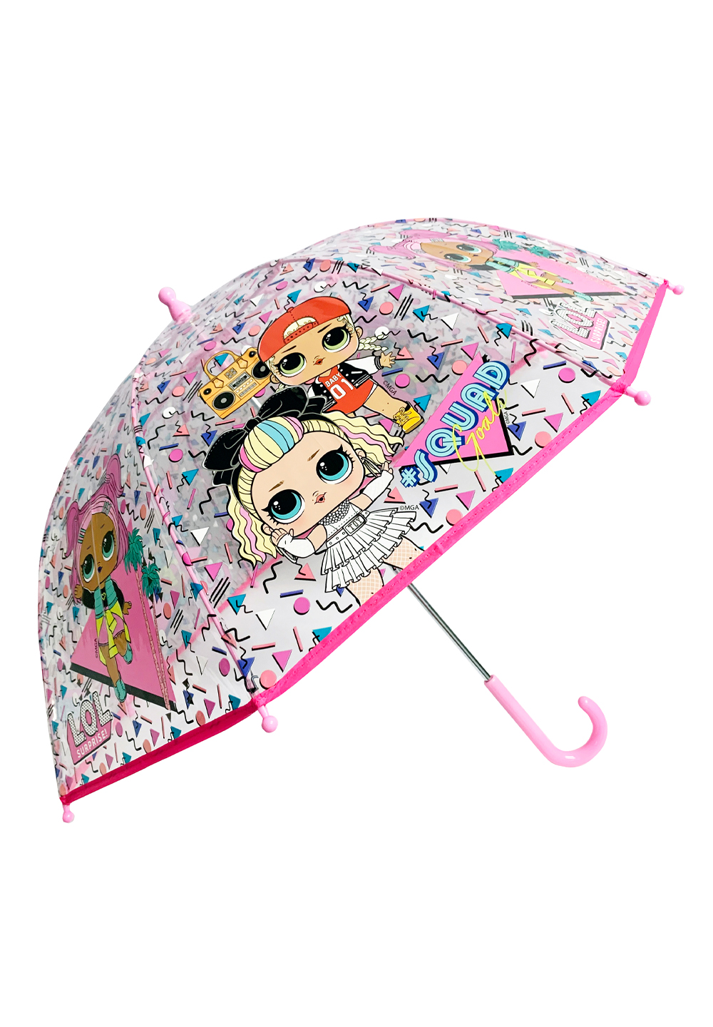 L.O.L. Surprise! LOL Mädchen Kinder Regenschirm Kuppelschirm Stock-Schirm 