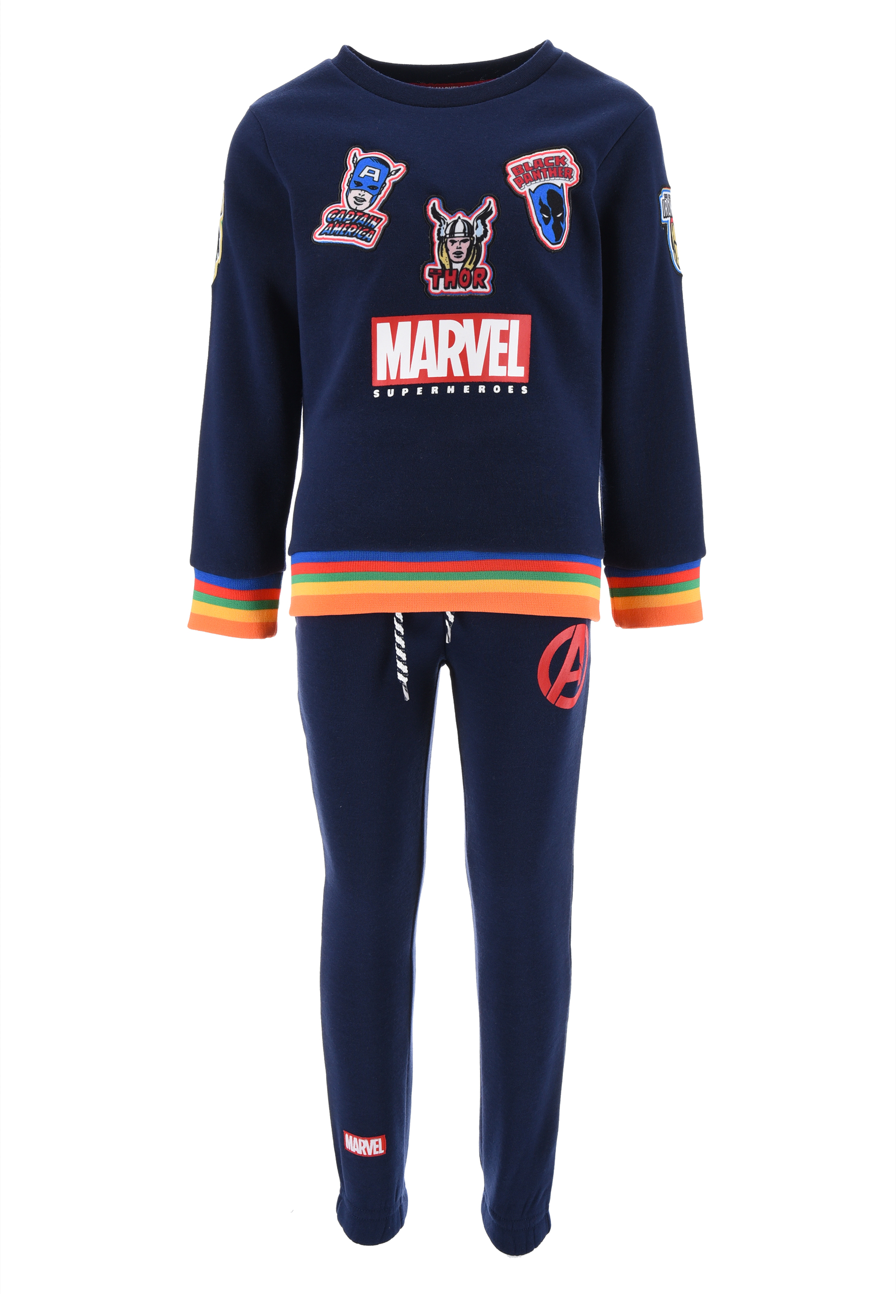 Avengers Ironman Hulk Jungen Sweat-Shirt mit Jogging-Hose Jogging-Anzug Trainings-Anzug Ironman Hulk 