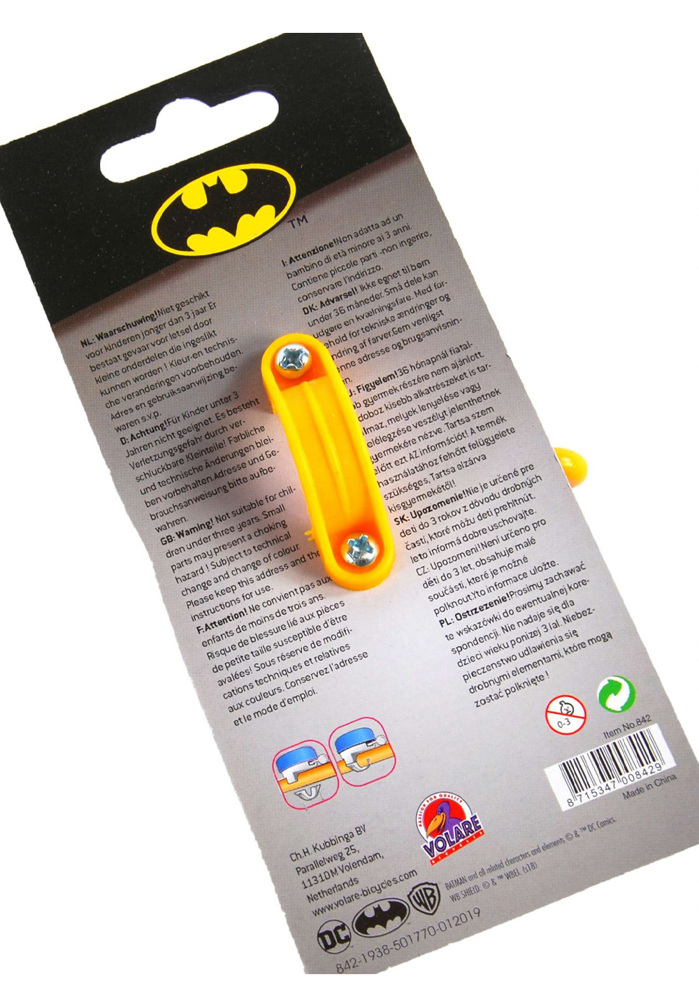 DC Batman Kinder Jungen Fahrrad-Klingel