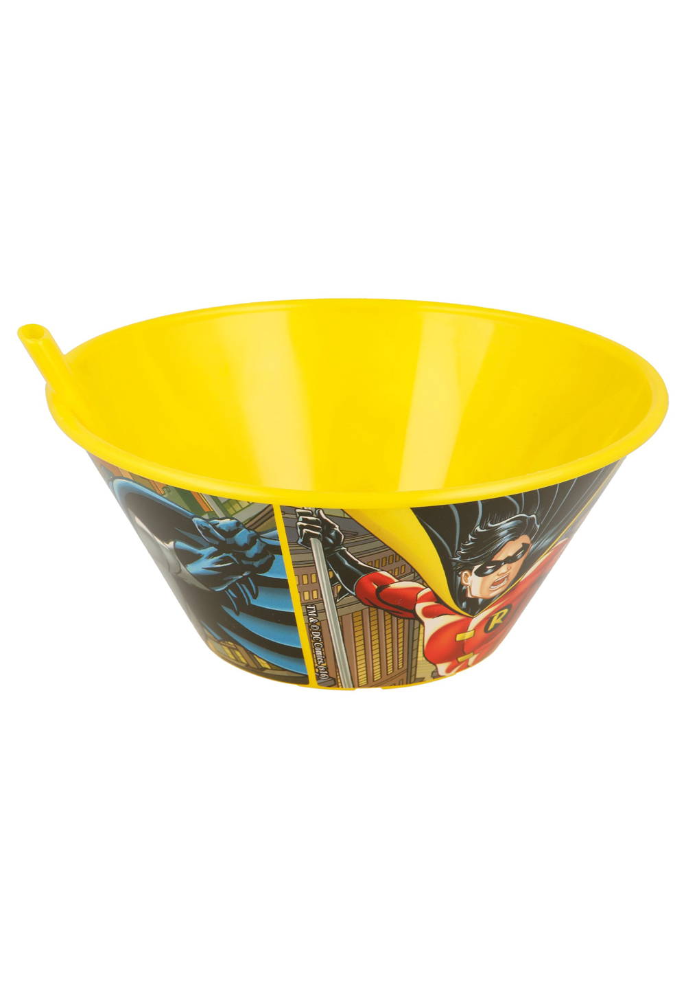Batman Kinder Jungen Müsli-Schale mit integrierten Strohhalm 500ml  Batman Kinder Jungen Müsli-Schale mit integrierten Strohhalm 500ml
