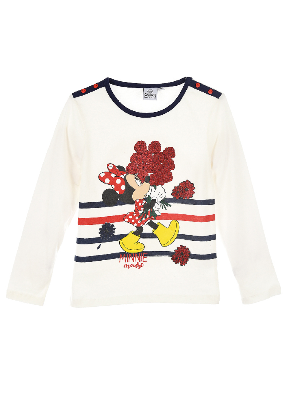 Minnie Mouse Kinder Langarmshirt Mädchen Longsleeve Oberteil