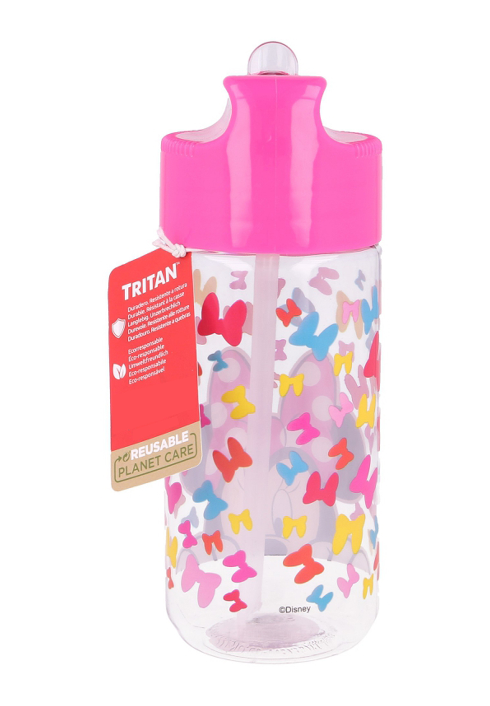 Minnie Mouse Lunch-Set Trinkflasche Sportflasche + Premium Brotdose Lunchbox BPA Frei