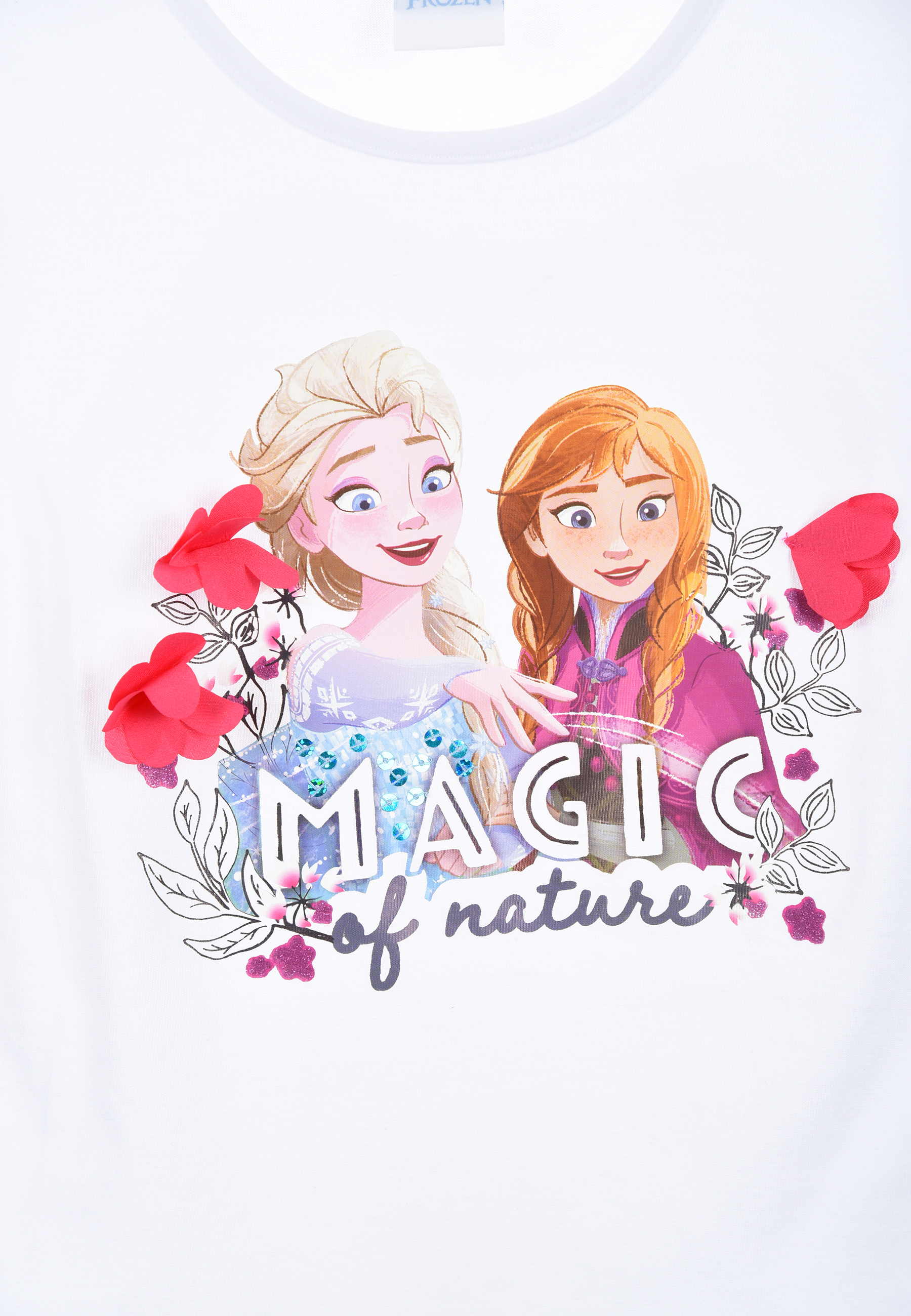 Frozen - Die Eiskönigin T-Shirt Mädchen Sommer Shirt 
