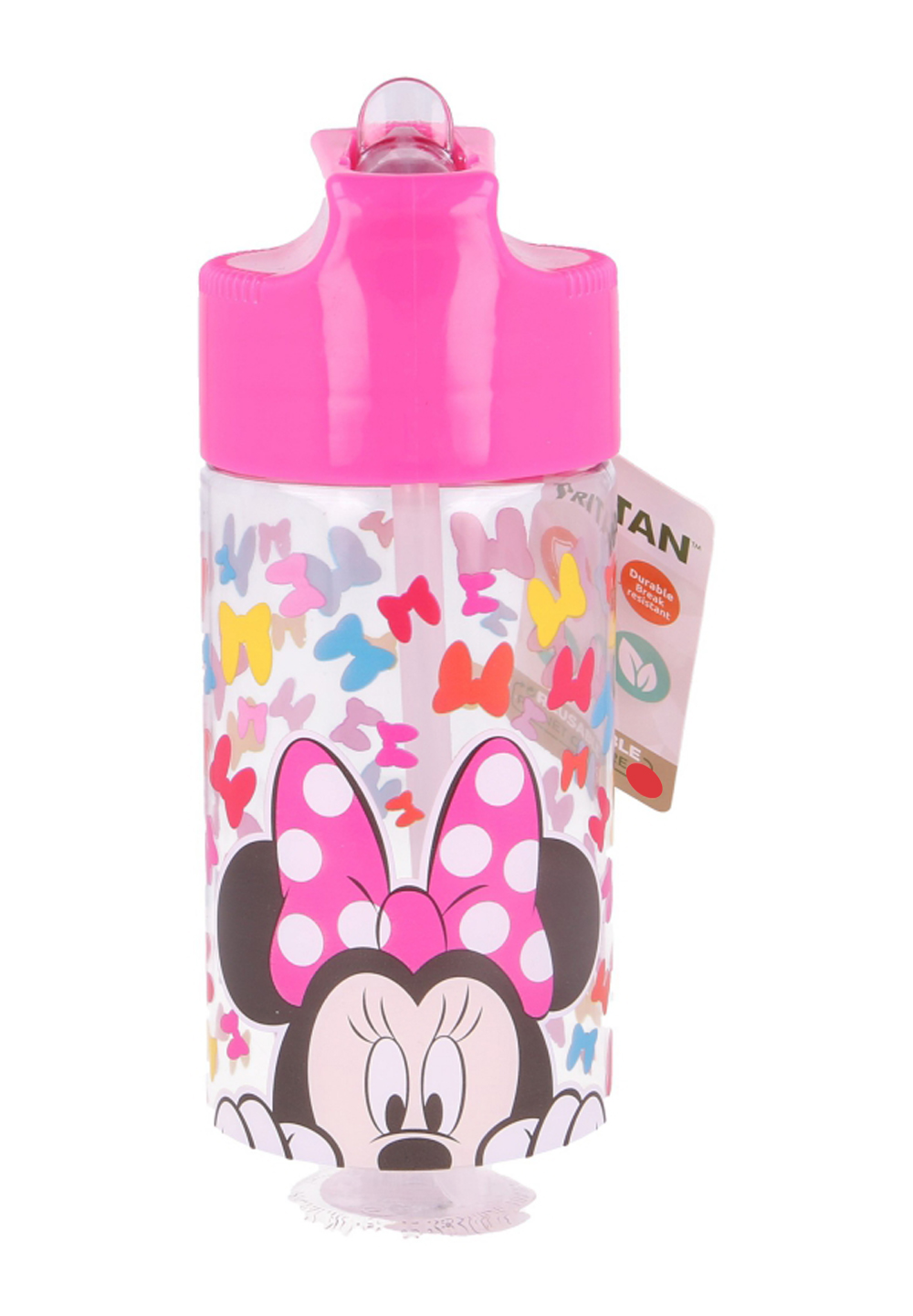 Minnie Mouse Lunch-Set Trinkflasche Sportflasche + Premium Brotdose Lunchbox BPA Frei