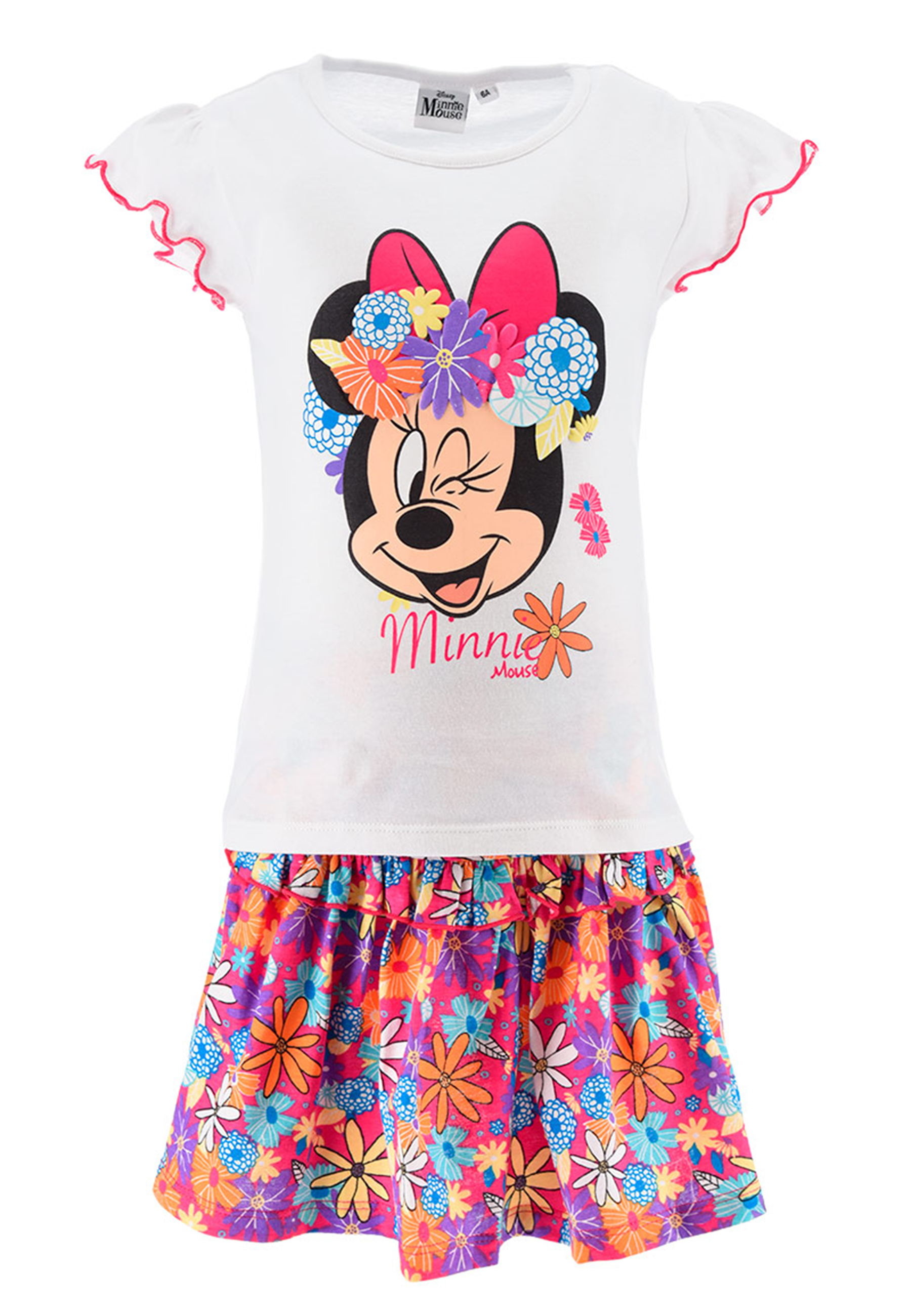 Minnie Mouse Kinder Sommer-Set Mädchen T-Shirt und Rock