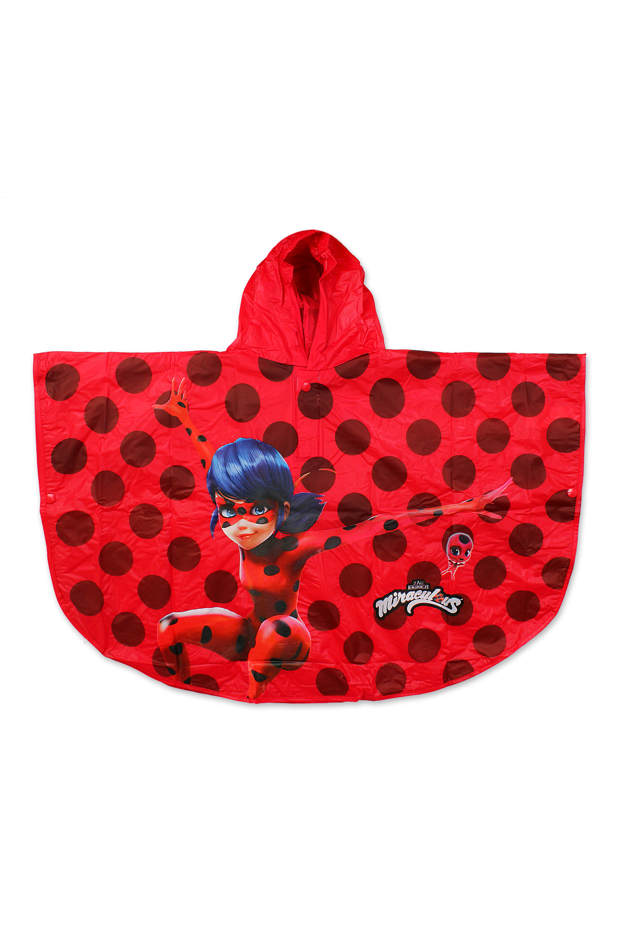 Miraculous Ladybug Regen-Poncho Regenjacke Rot