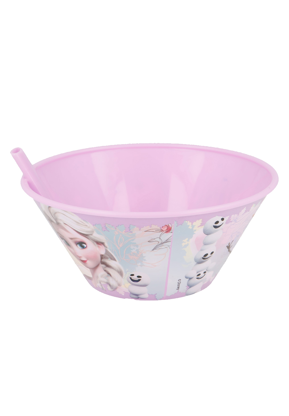 Frozen Kinder Mädchen Müsli-Schale mit integrierten Strohhalm 500ml