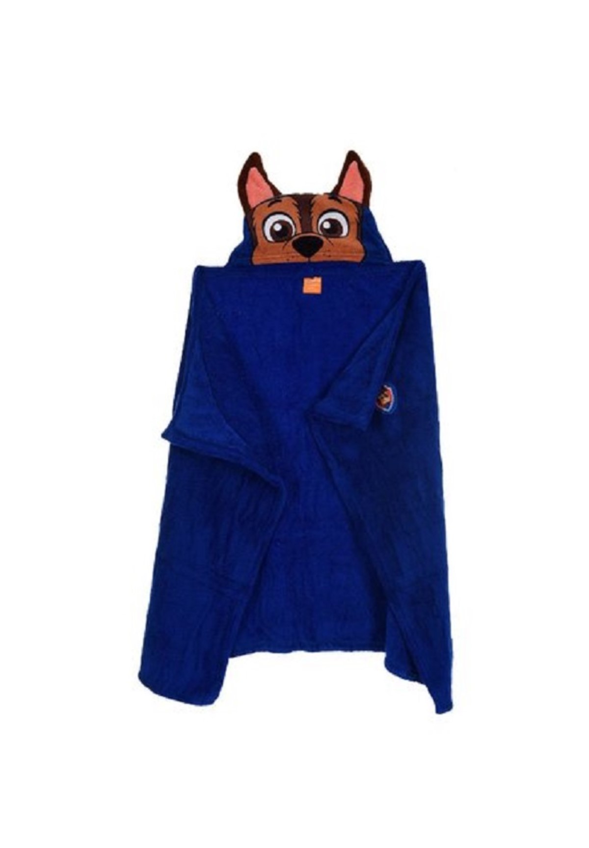 Paw Patrol Decke Fleece Kuschel-Decke mit Kapuze Chase & Marshall 80 x 120 cm