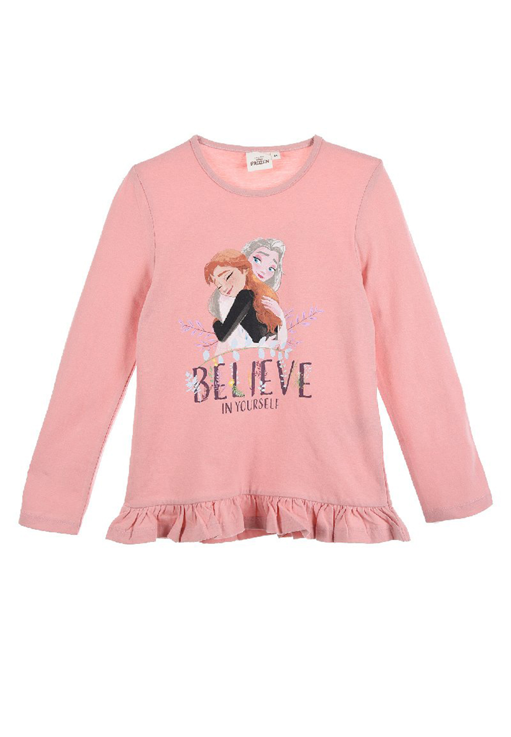 Frozen - Die Eiskönigin Elsa und Anna Kinder Mädchen Lonsleeve Langarmshirt T-Shirt 