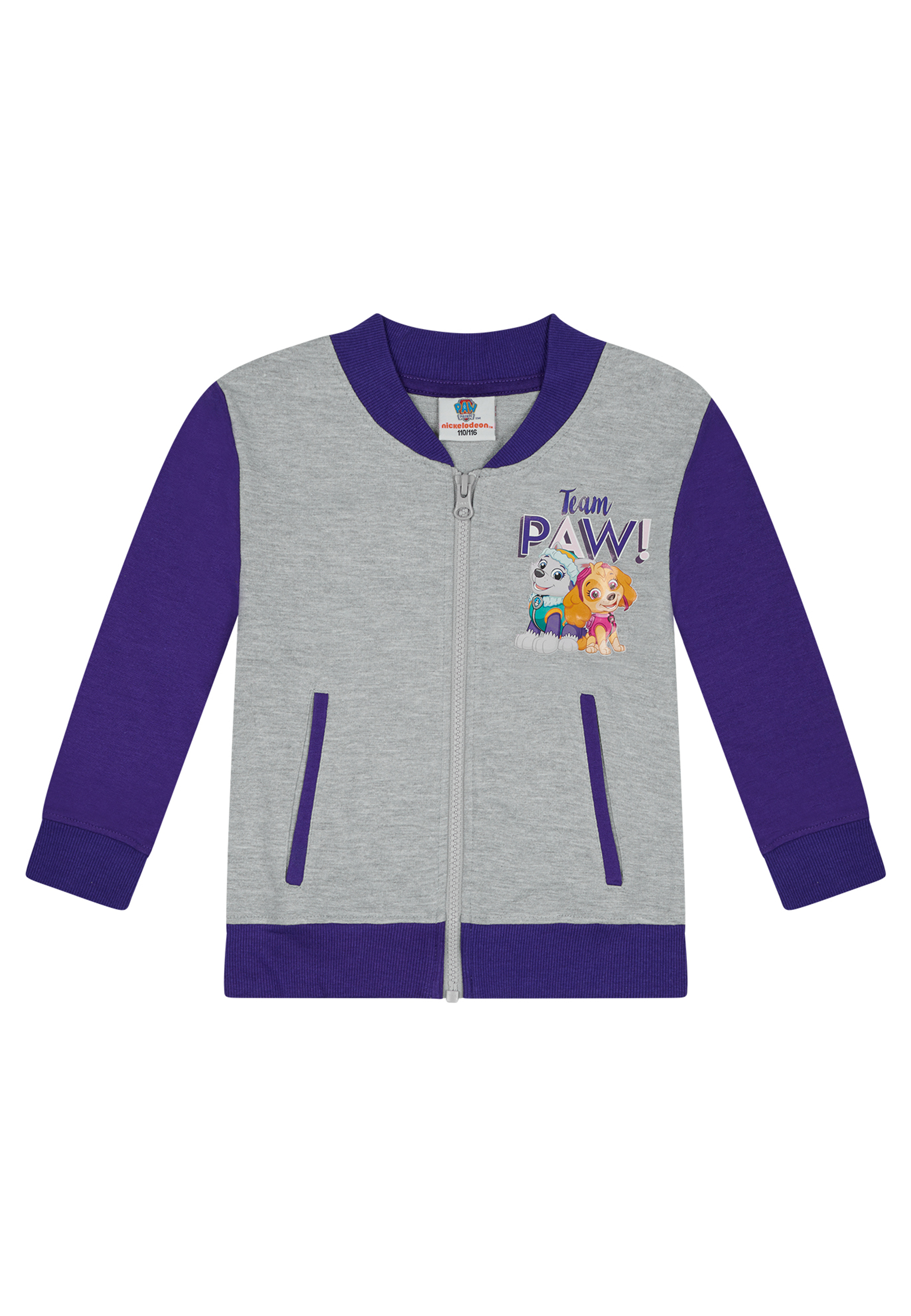 Paw Patrol Skye Everest Kinder Mädchen College-Jacke Übergangsjacke 