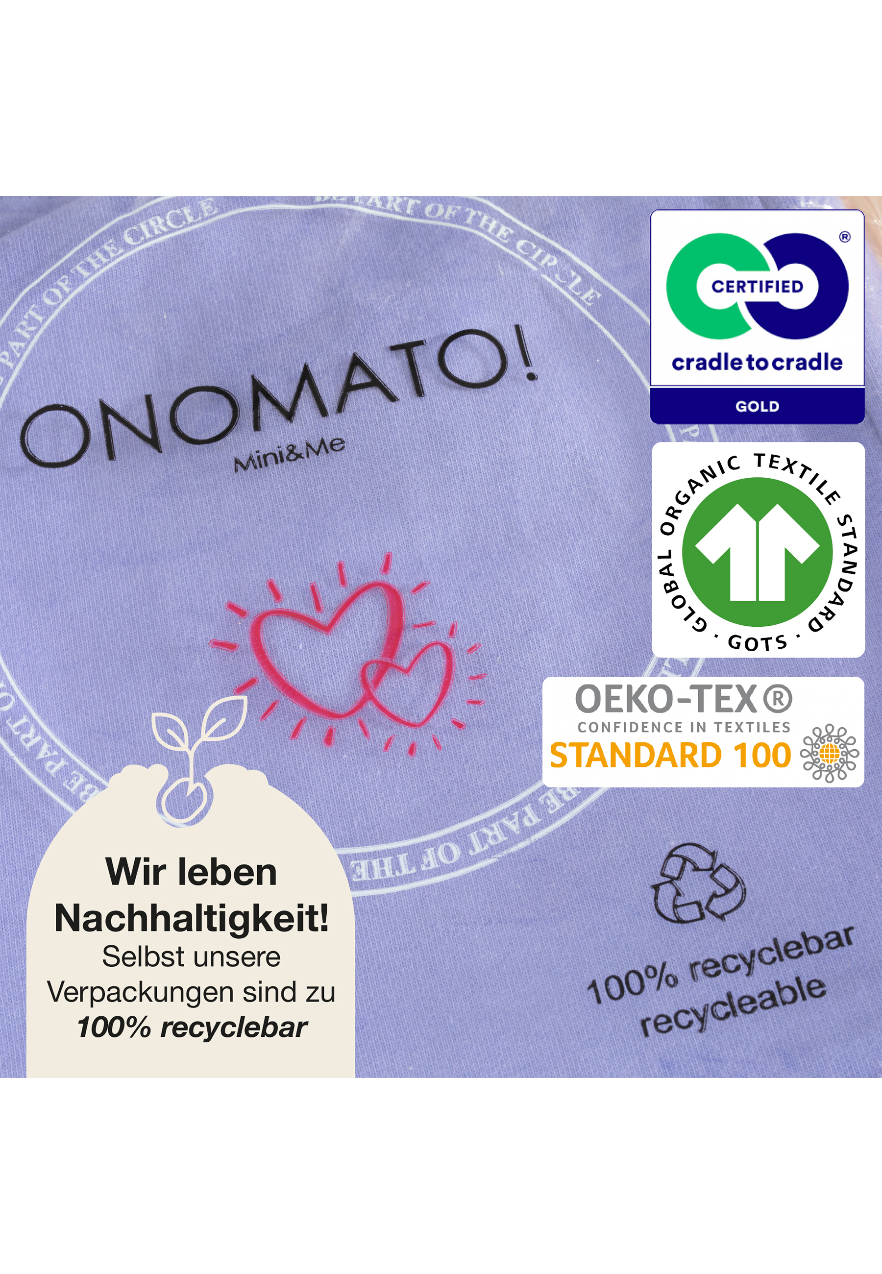 ONOMATO! Baby Jogginghose Sweat-Hose Cradle to Cradle