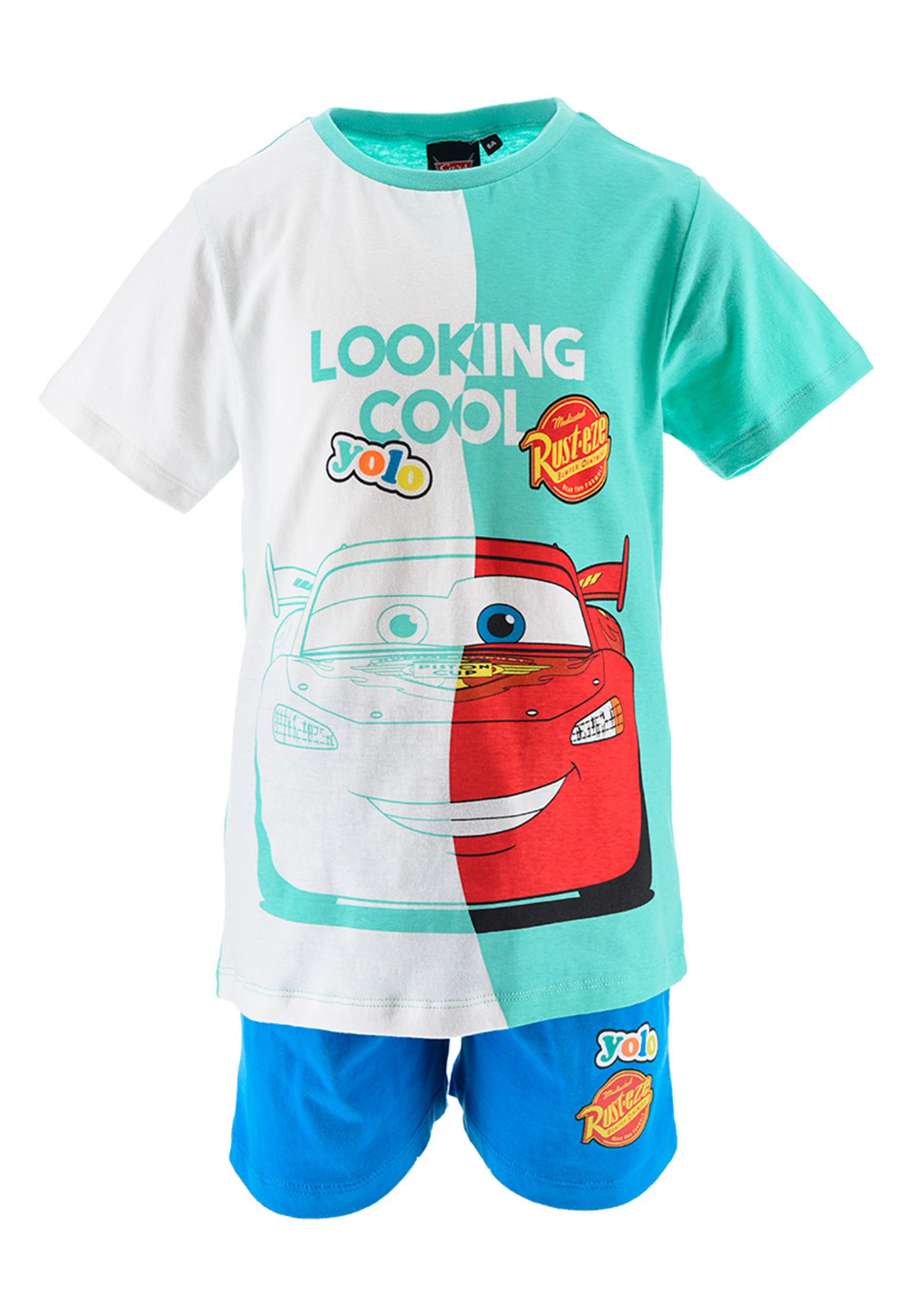 Cars Lightning McQueen Kinder Sommer-Set Jungen T-Shirt und Shorts kurze Hose Set