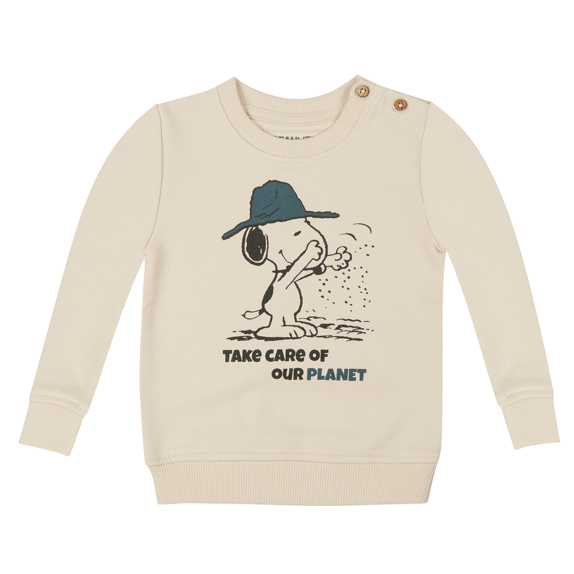 Peanuts Snoopy Baby Jungen Mädchen Sweatshirt Cradle to Cradle
