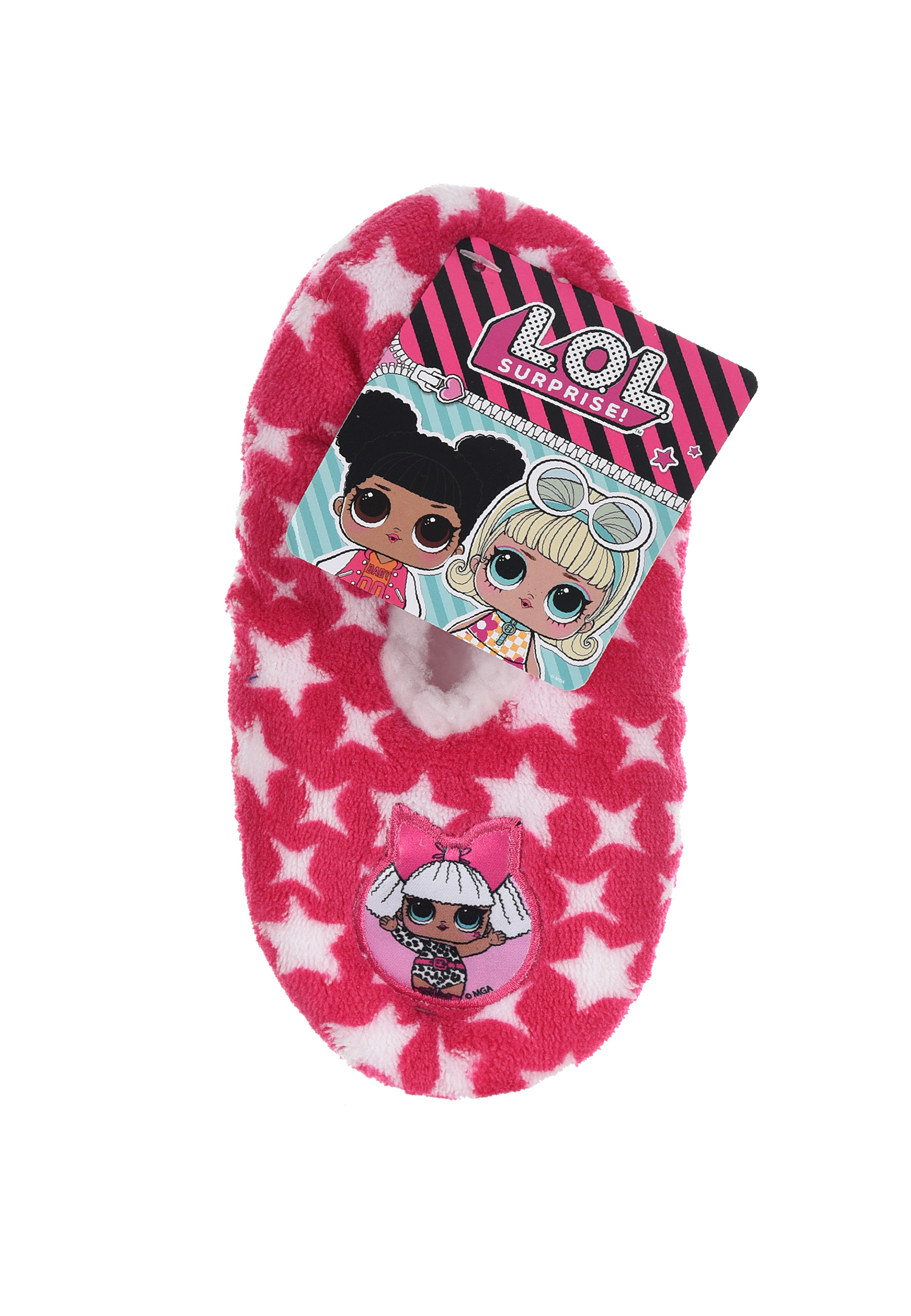 L.O.L. Surprise! Winter Hausschuhe Pantoffeln Fleece gefüttert Pink
