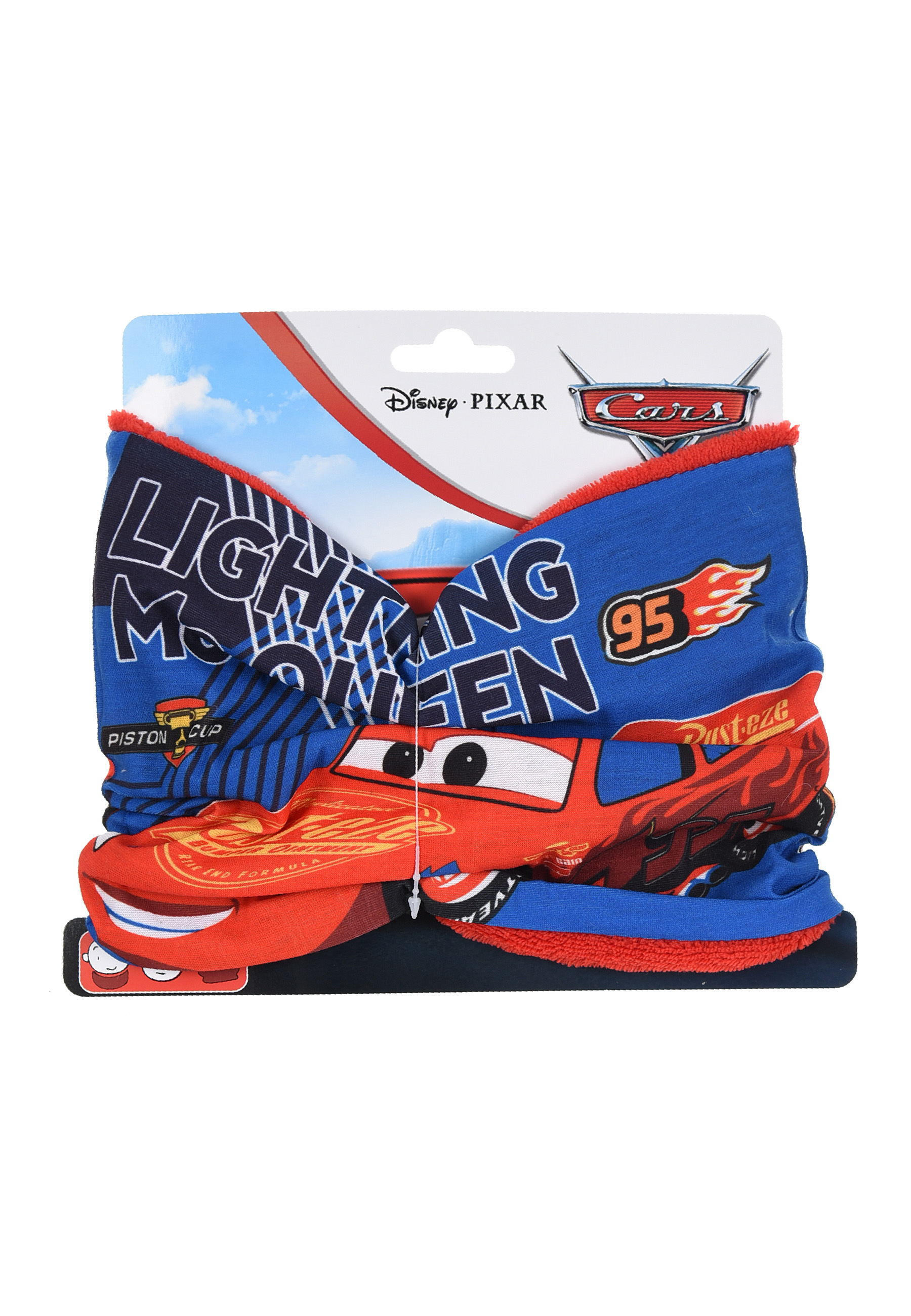 Cars Kinder Jungen Coral Fleece Wende-Schlauchschal Winter-Schal